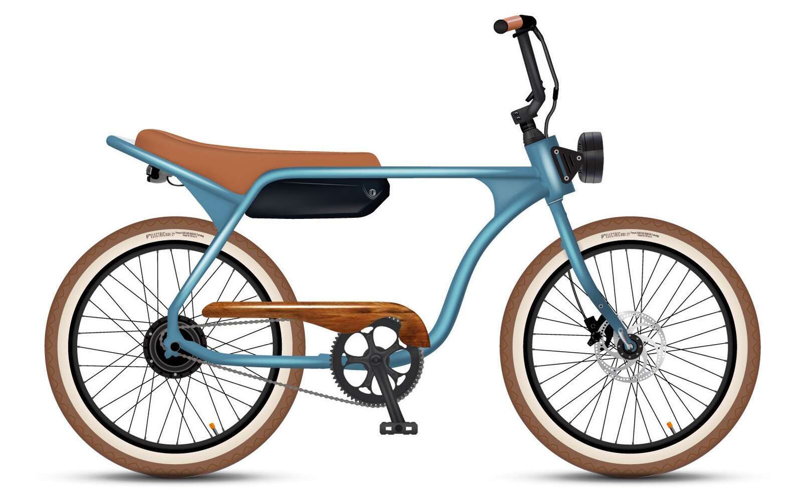 Ce vélo électrique arbore un look rétro inspiré par la moto