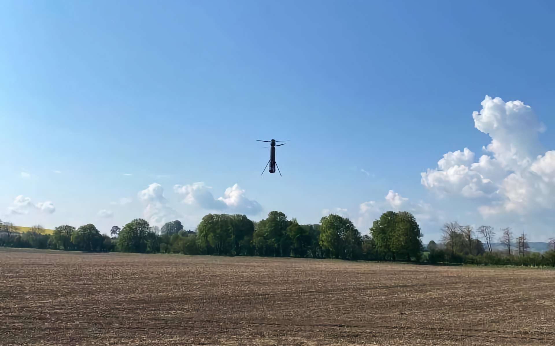 Un drone à décollage vertical a été aperçu en Ukraine. © Ukraine Weapon Tracker
