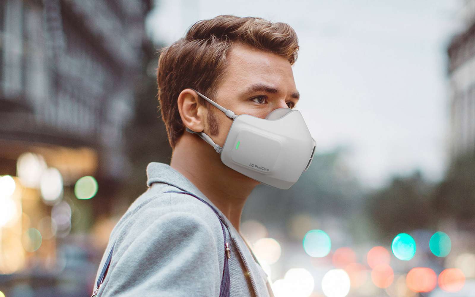 LG lance un masque connecté avec purificateur d'air et UV