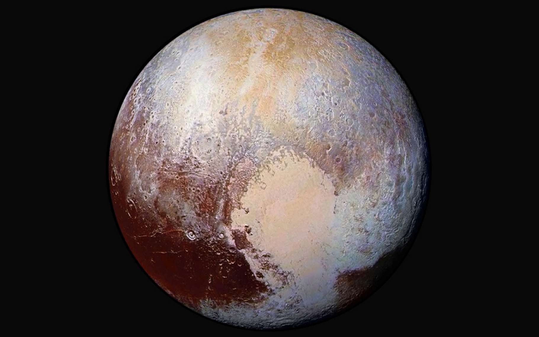 Sur Pluton, « des paysages enneigés très similaires à ceux trouvés sur Terre, mais pour des raisons très différentes »