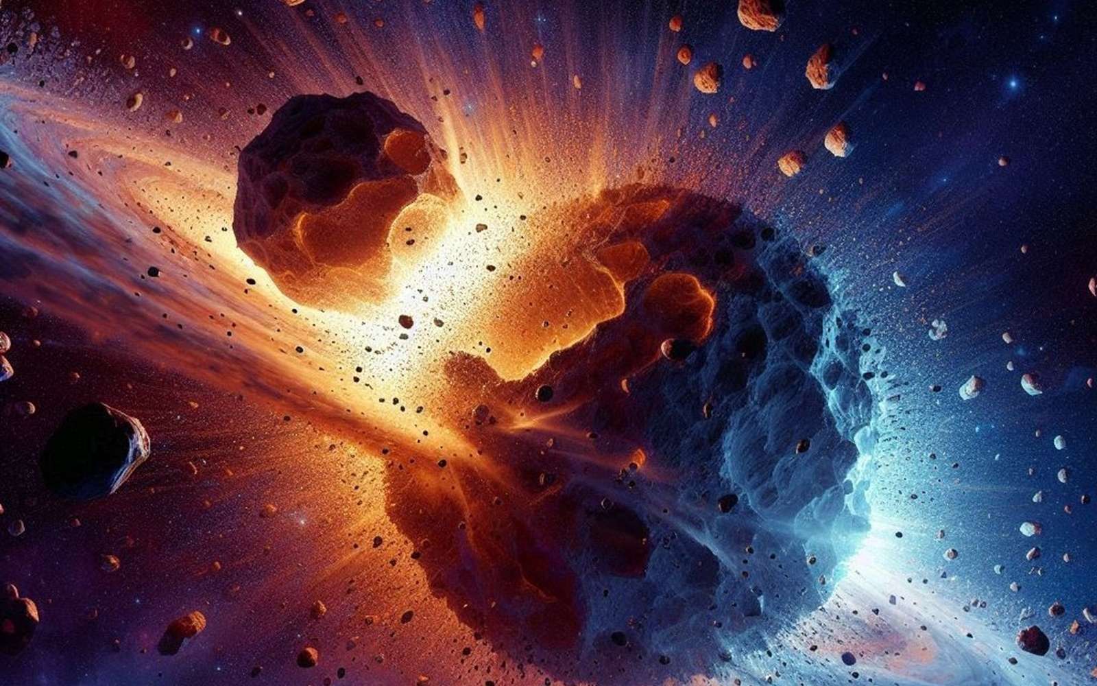 Le télescope James-Webb révèle une collision géante d'astéroïdes dans un système solaire proche