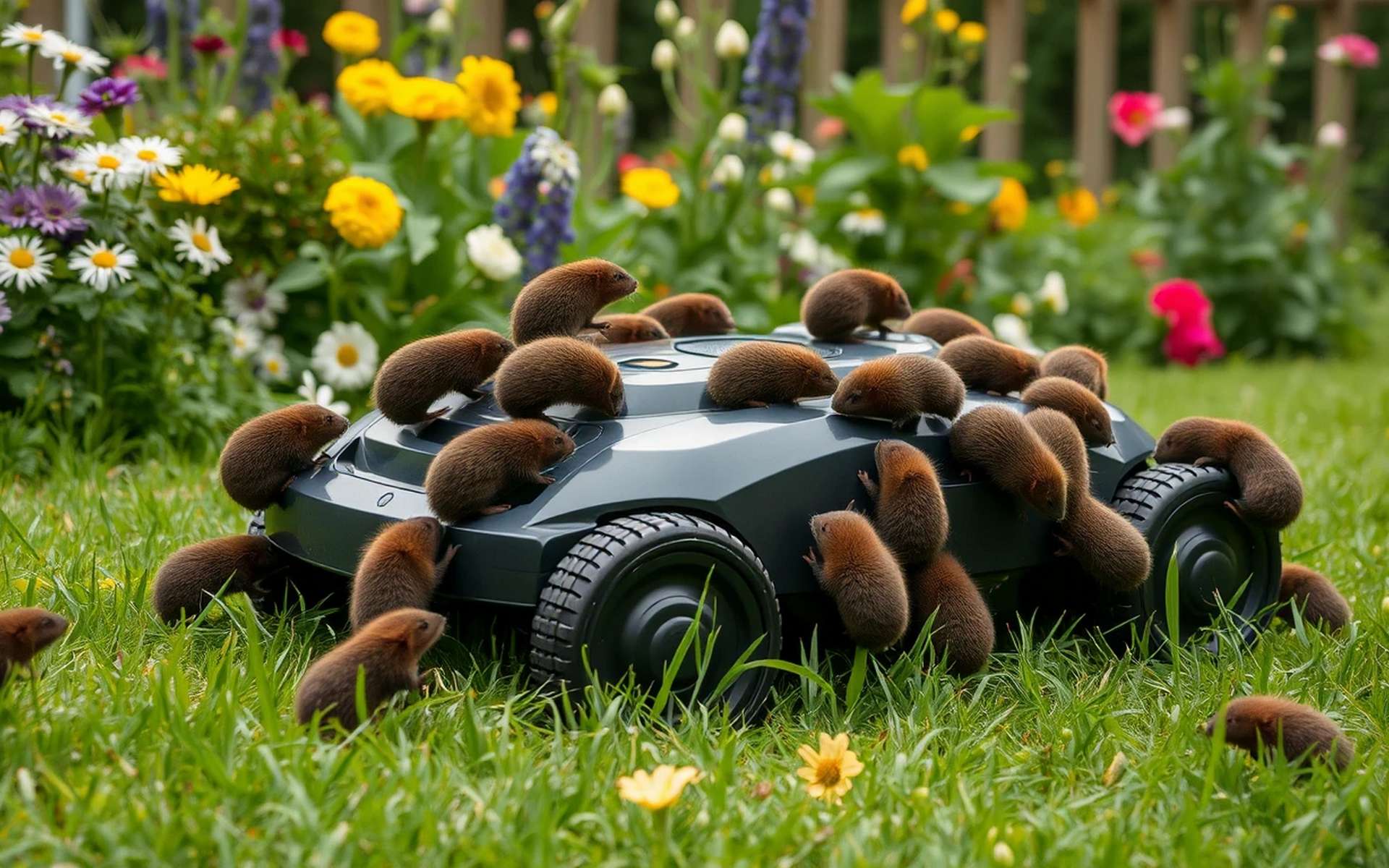 Comment une bande de taupes a terrassé la star des robots tondeuses