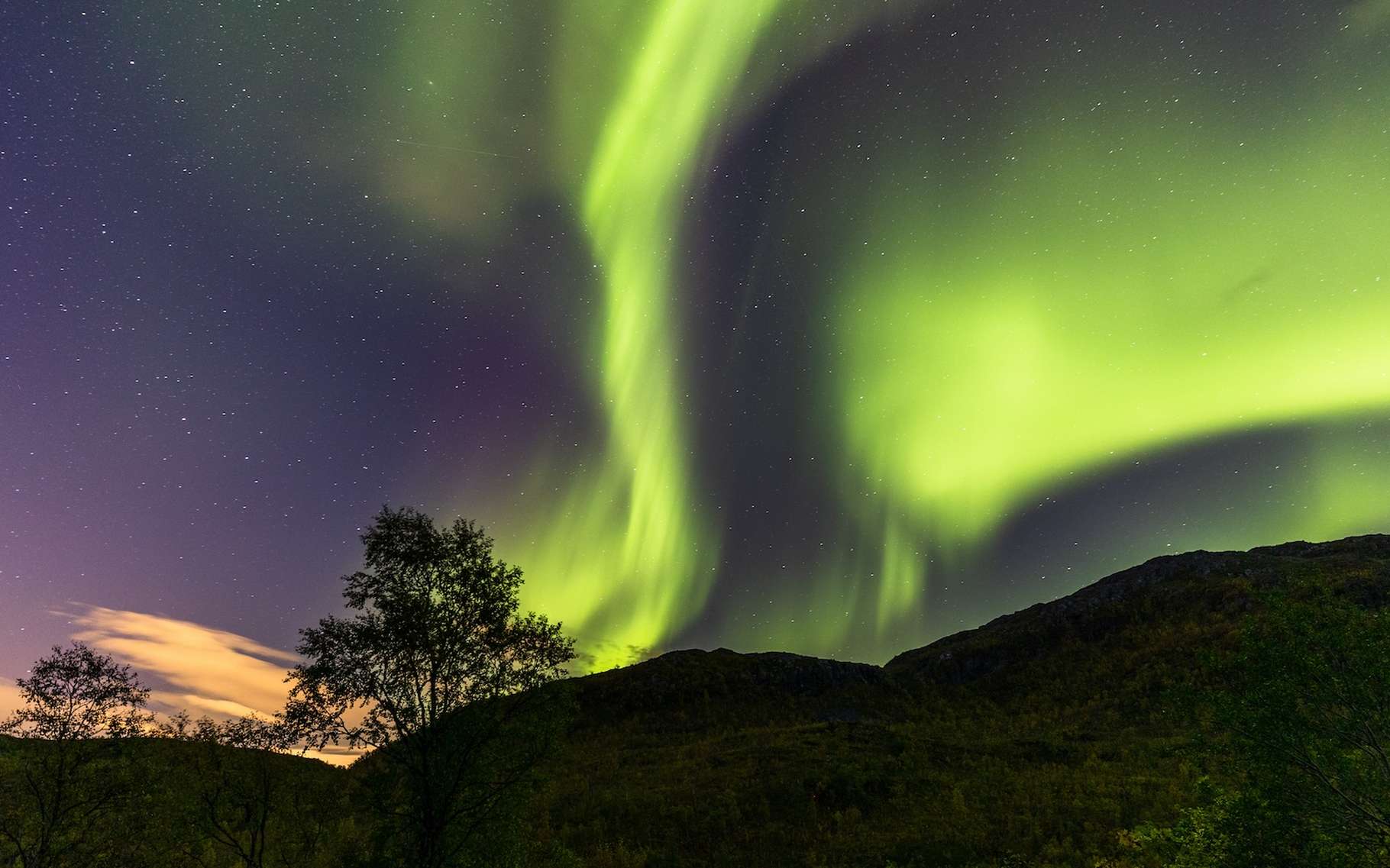 Phénomène rare : des « aurores noires » observées au-dessus de l'Alaska !