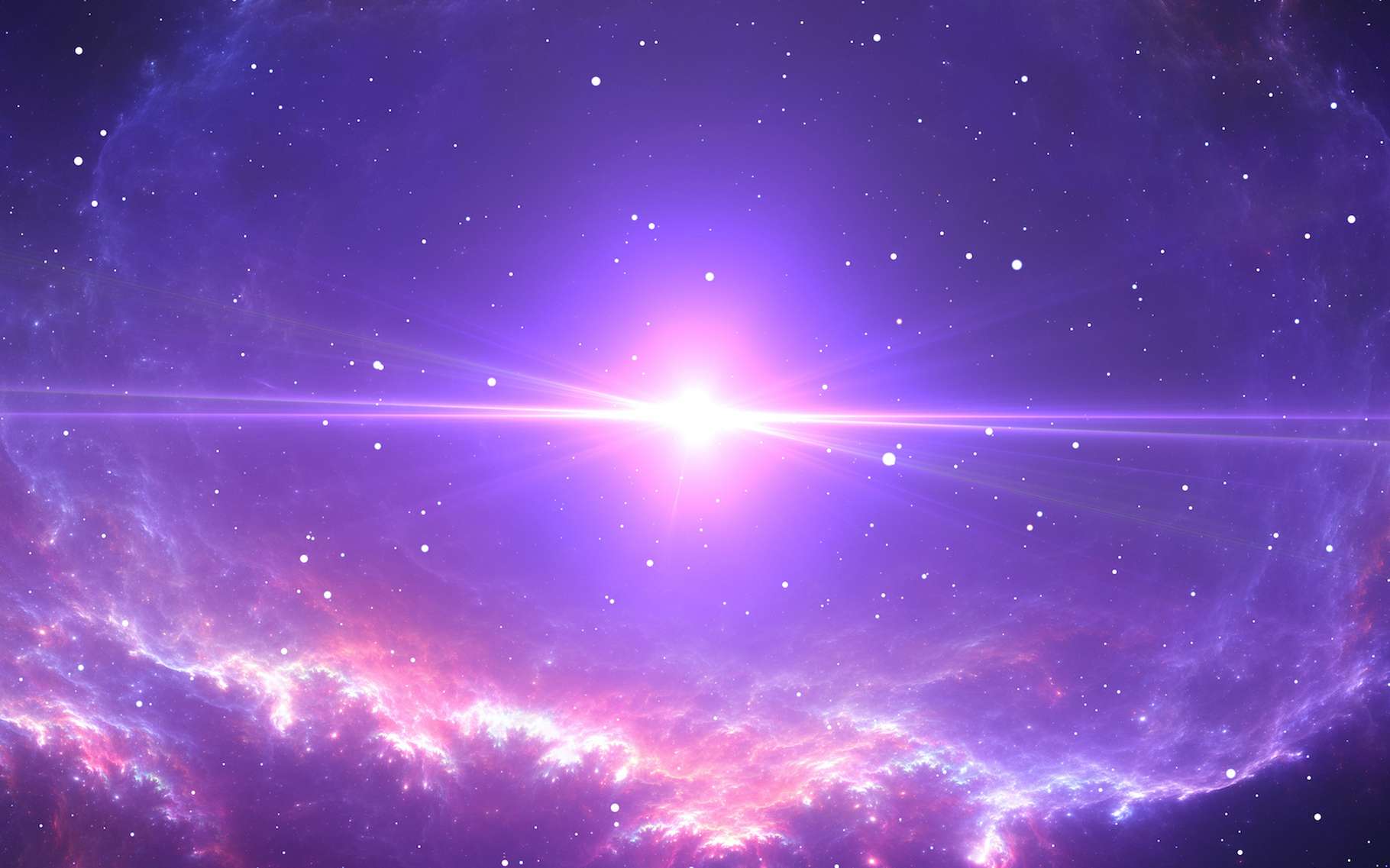 Illustration de l'explosion d'une supernova. © Peter Jurik, Adobe Stock