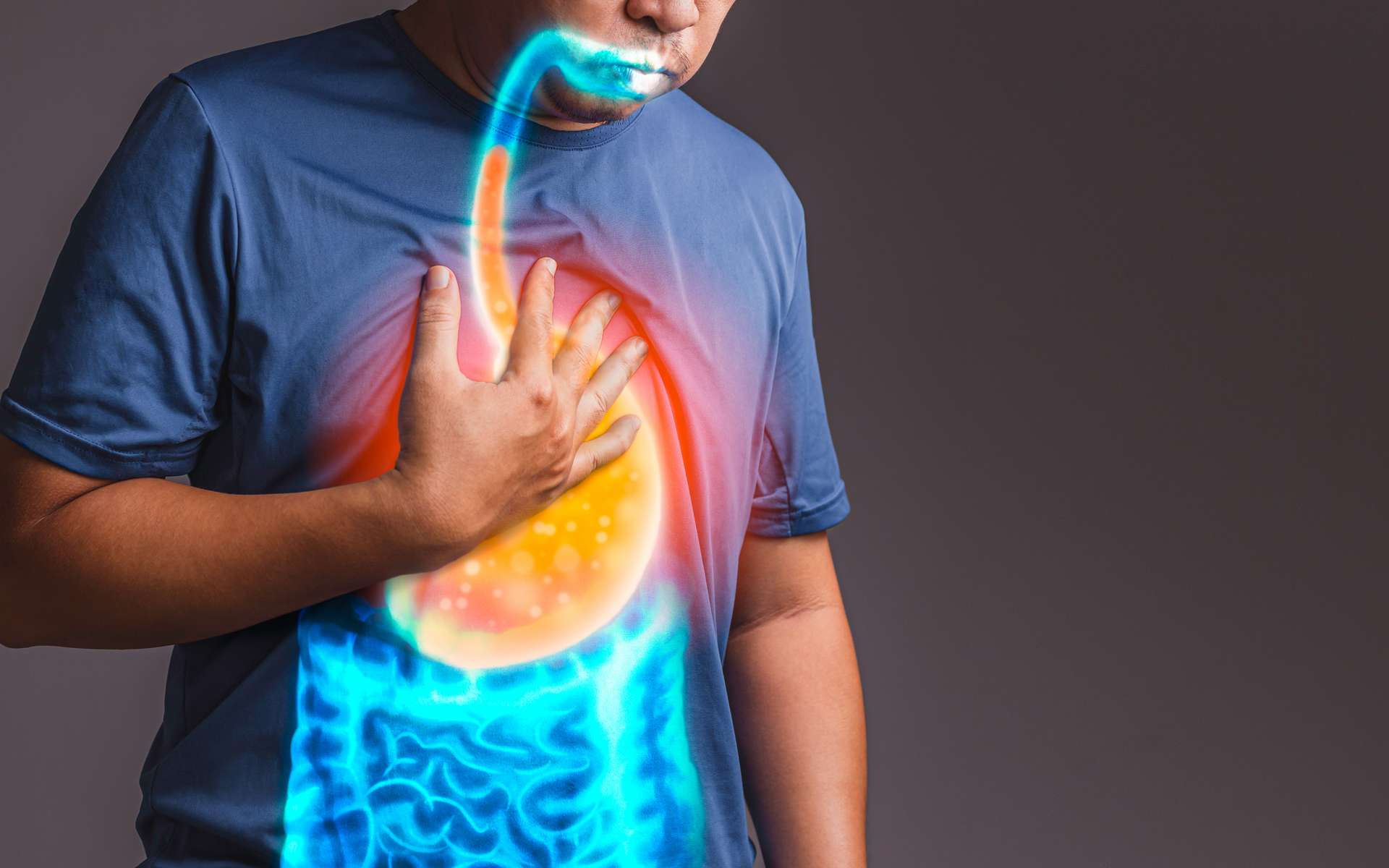 Le reflux gastro-œsophagien est un symptôme de l'œsophagite à éosinophiles. © Suttipun, Adobe Stock