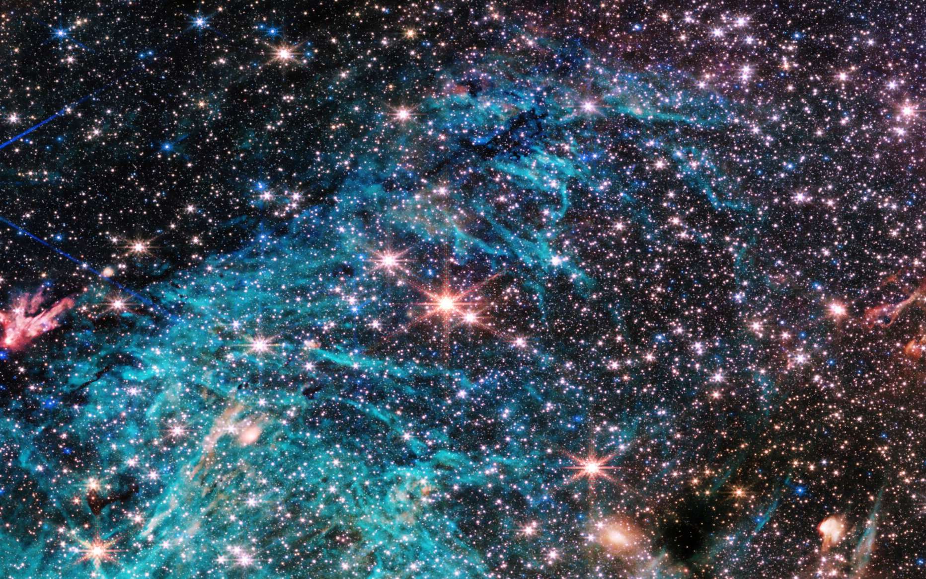 Le James-Webb révèle d'énigmatiques structures jamais encore vues au coeur de notre Galaxie