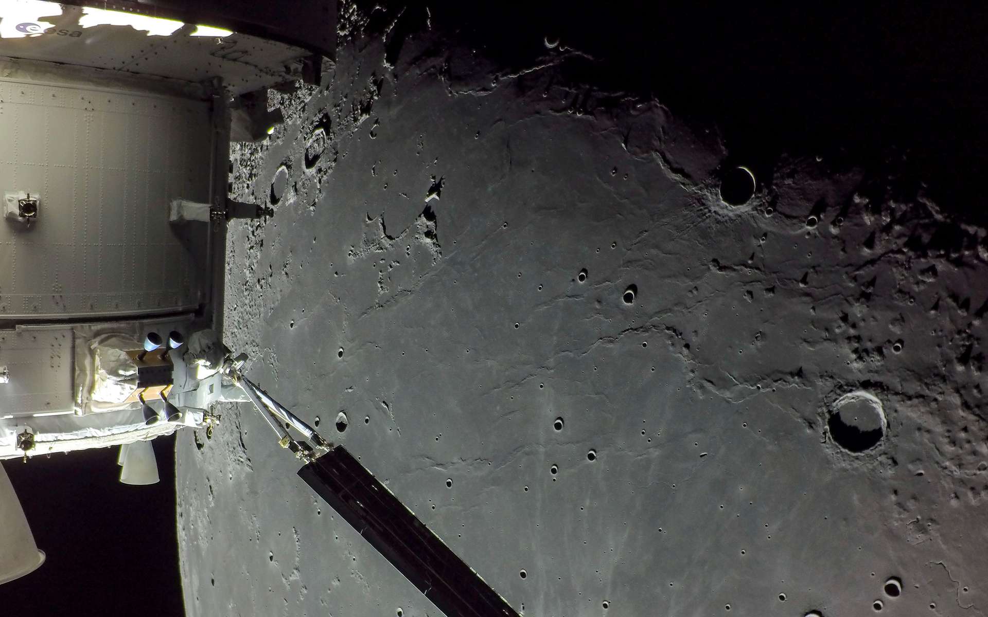 Artemis I : des images qui font rêver du dernier survol en rase-motte de la Lune par Orion