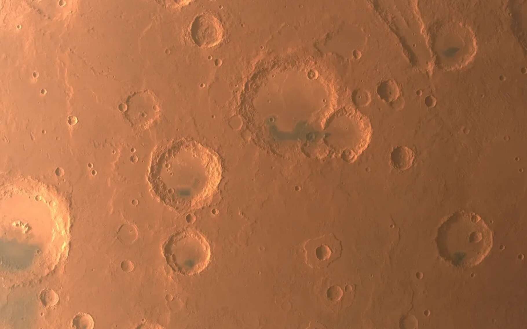 La mission Tianwen-1 vient d’achever une cartographie complète de la surface de Mars. © CNSA