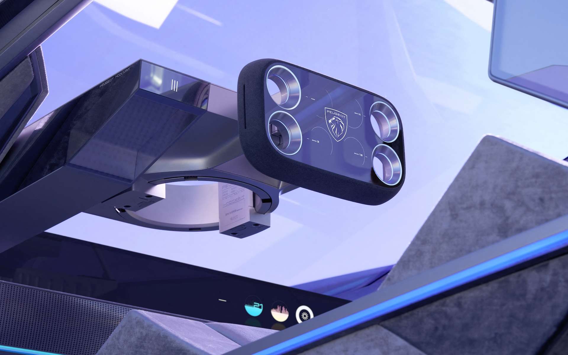 Peugeot dévoile une voiture électrique avec un volant futuriste et 800 km d'autonomie !