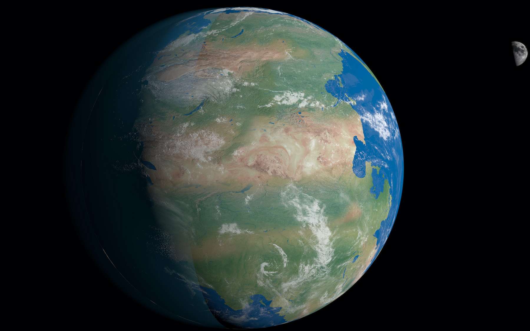Quelles seraient les conditions de vie sur le futur supercontinent terrestre ? © ianm35, Adobe Stock
