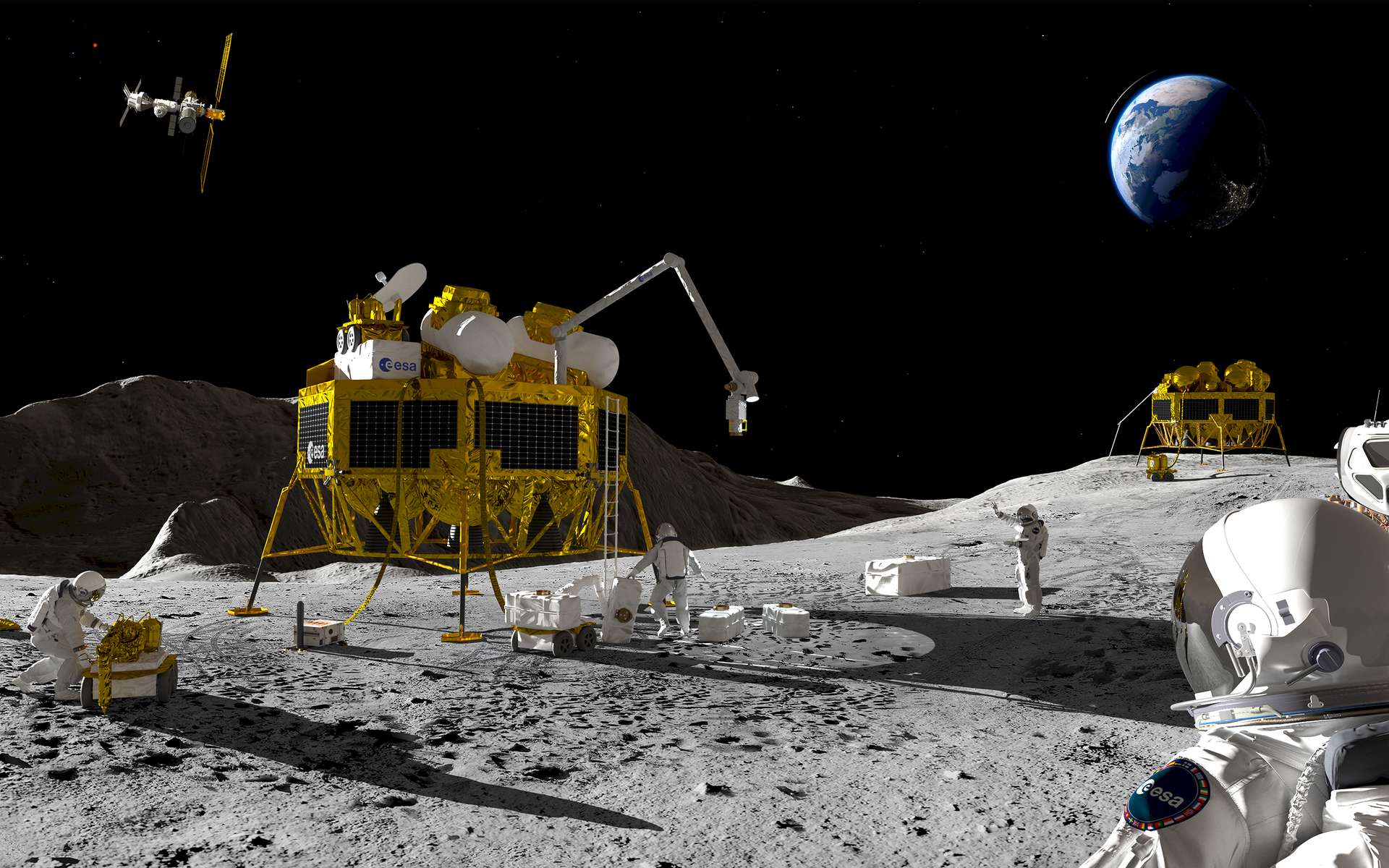 Exploration robotique : l'ESA cible 2031 pour atterrir sur la Lune