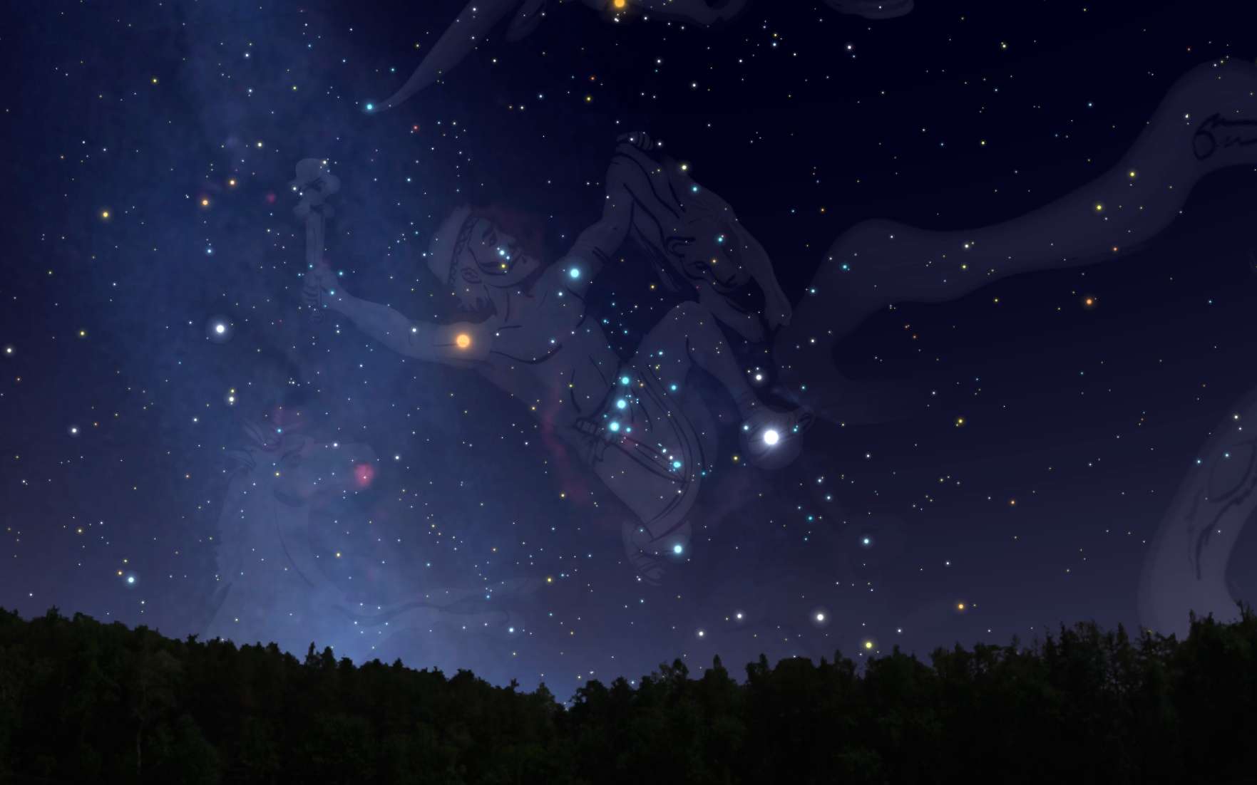Une nouvelle comète Atlas à observer dans Orion ce week-end près de Bellatrix