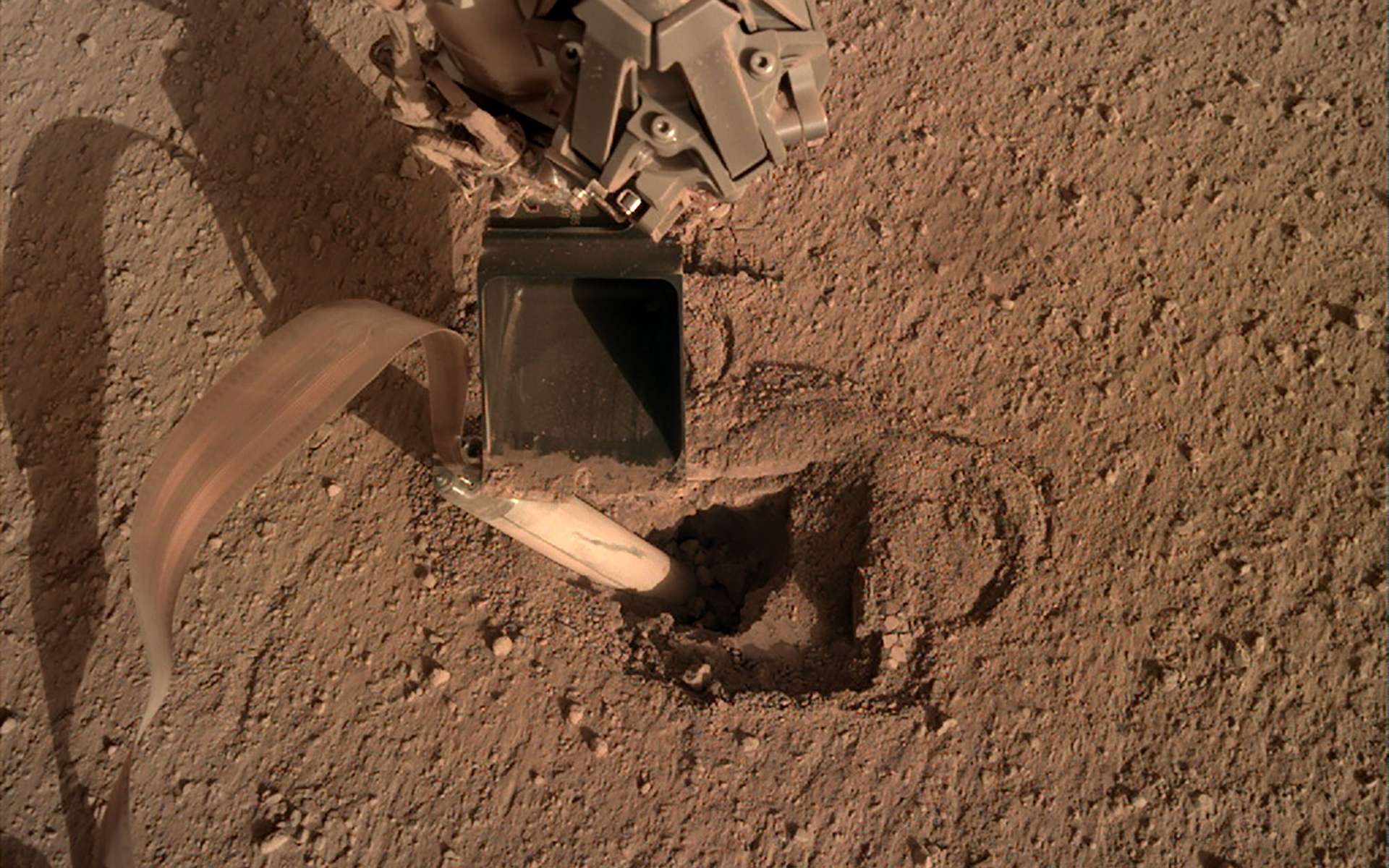 Nasa : opération de la dernière chance pour enfoncer « la taupe » dans le sol de Mars