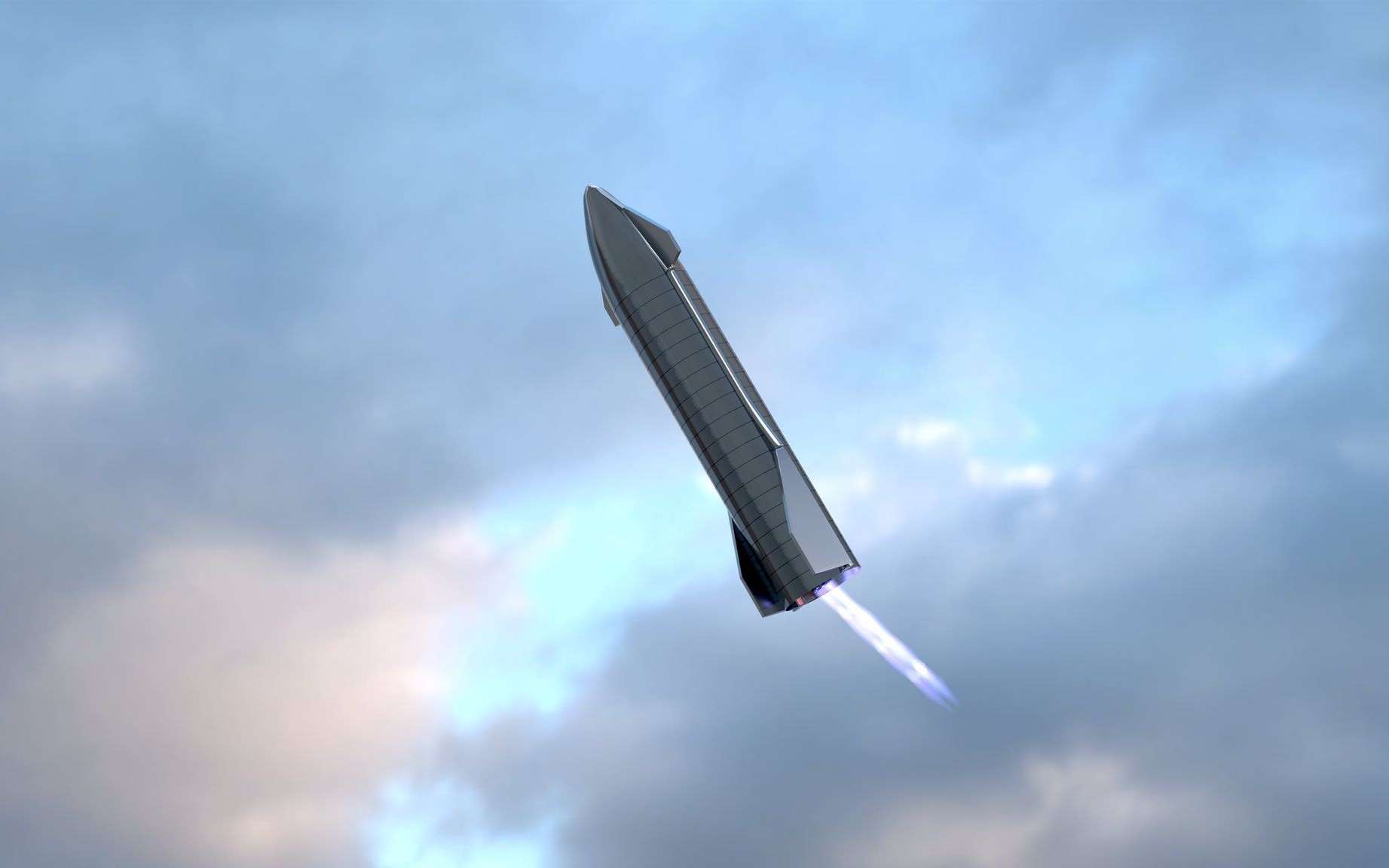 SpaceX publie une très belle vidéo détaillée du vol de son prototype SN8 de Starship