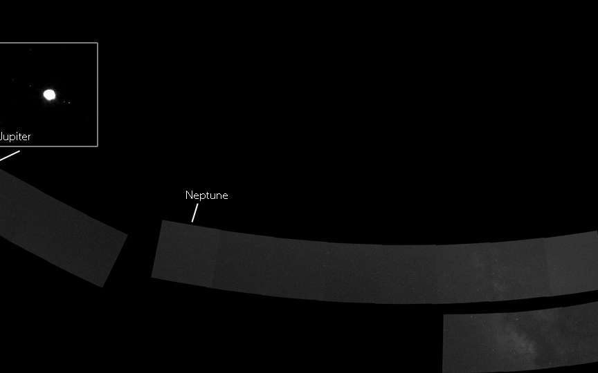 Huit planètes pour un panorama grandiose obtenu par la sonde Messenger. © Nasa/JHU APL/CIW
