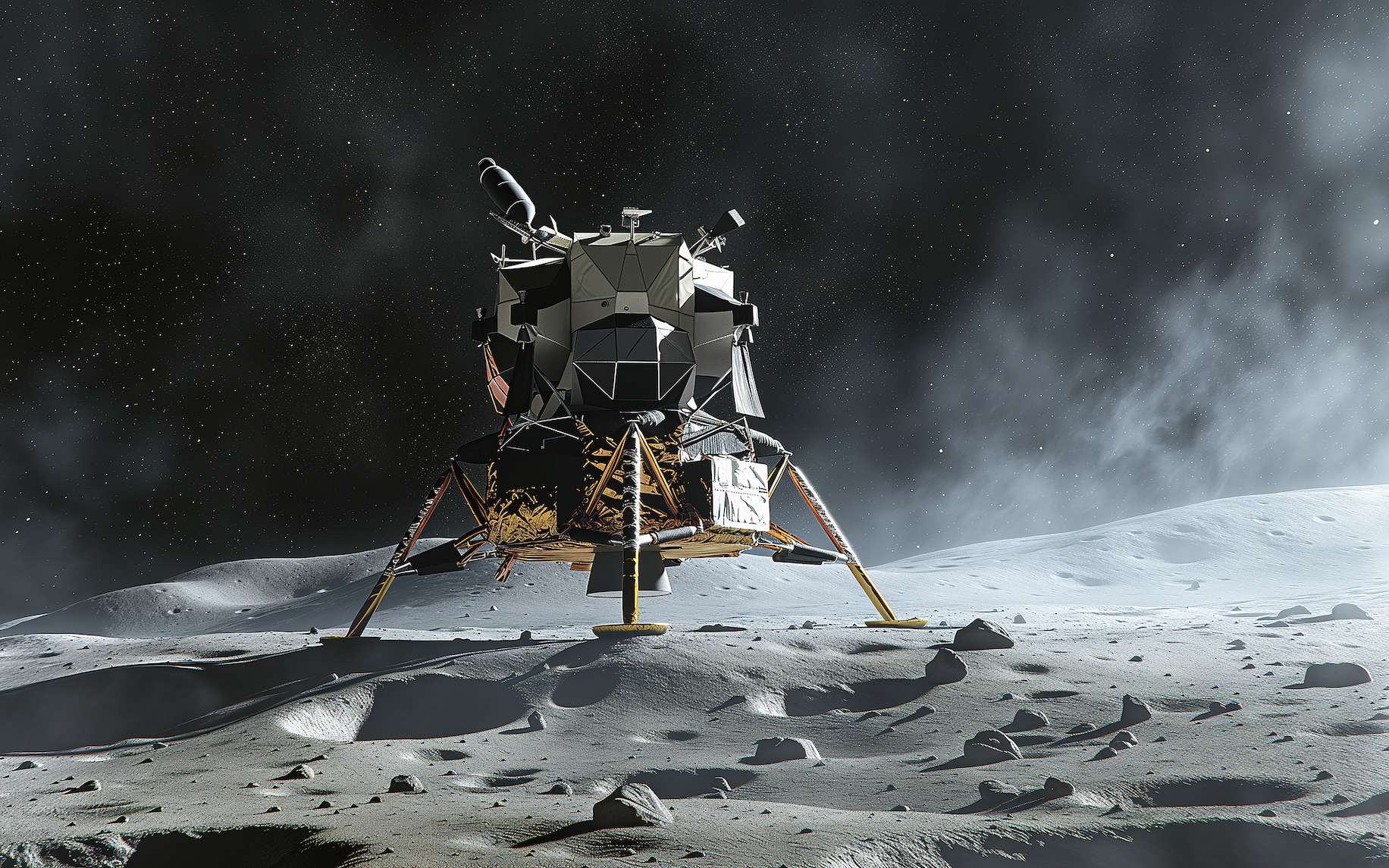 La sonde Nova-C marque l'histoire avec un atterrissage réussi au pôle sud de la Lune