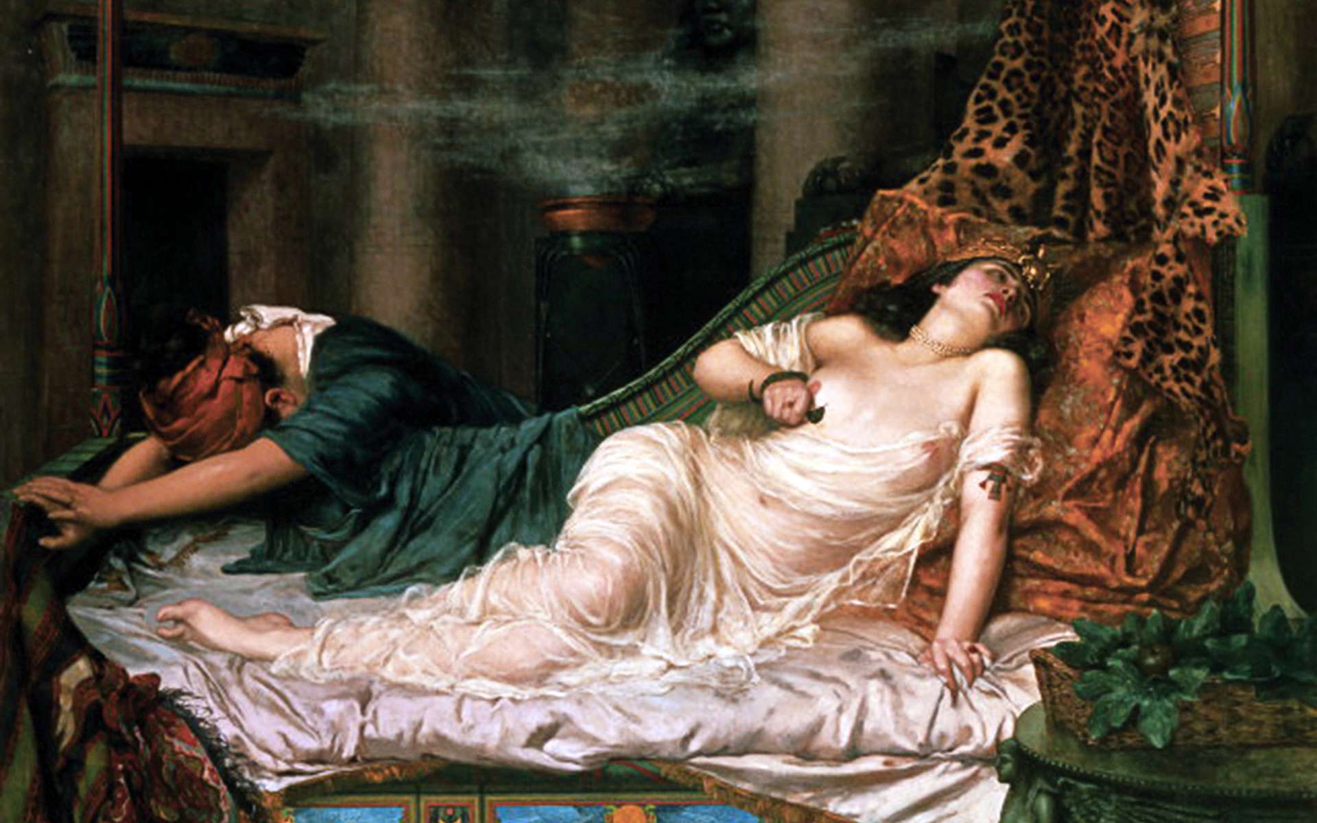 Cléopâtre Essayant Des Poisons Sur Des Condamnés à Mort Quand et comment Cléopâtre est-elle morte