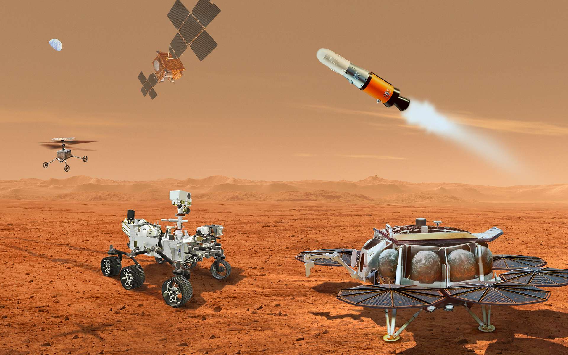 Mars : découvrez le nouveau scénario très audacieux pour les retour des échantillons de roches