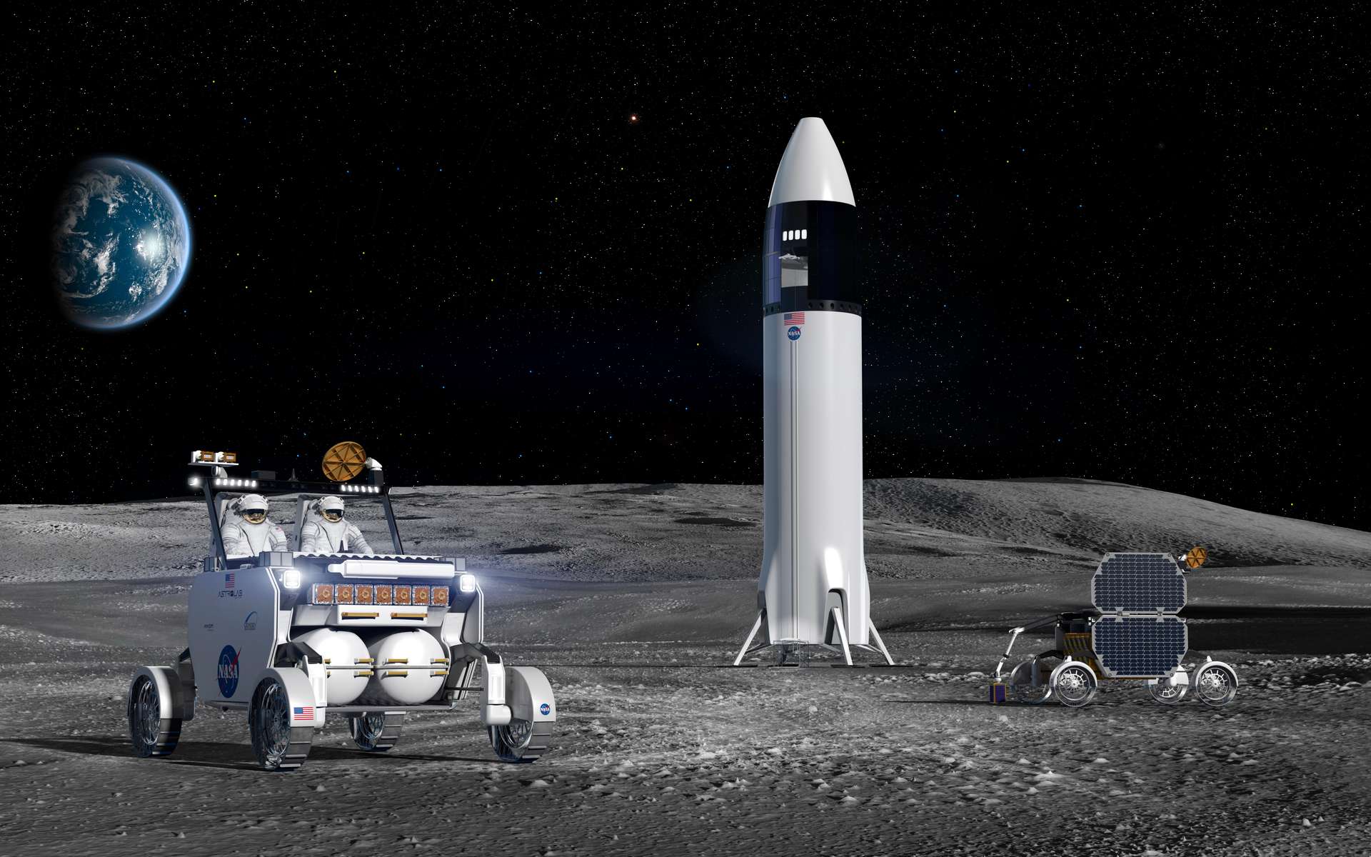 Artemis : trois entreprises en compétition pour construire un véhicule lunaire tout-terrain pour la Nasa