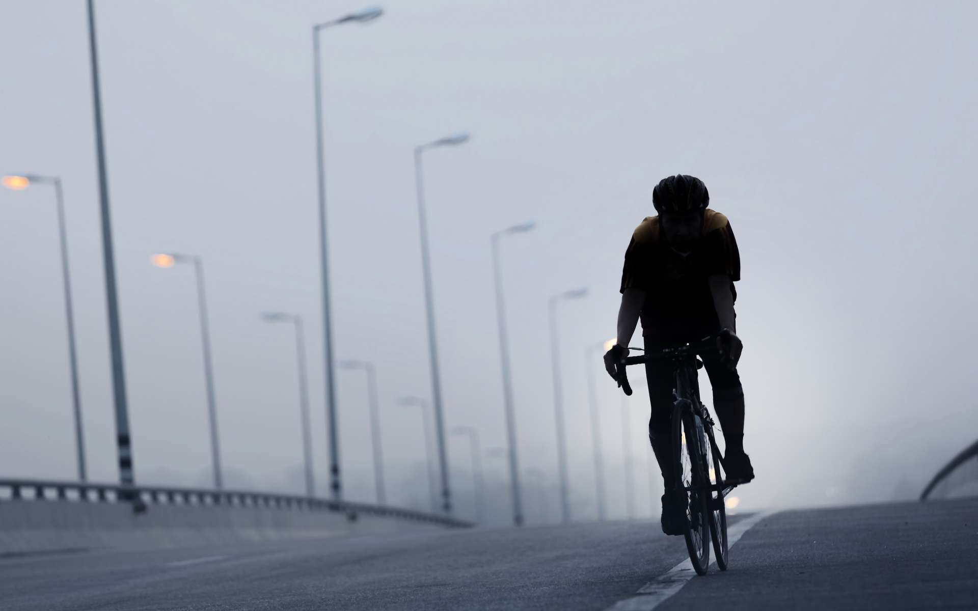 Les cyclistes inhalent deux plus de polluants que lorsqu'ils sont dans leur lieu de résidence, selon une étude. © chokchaipoo, Adobe Stock