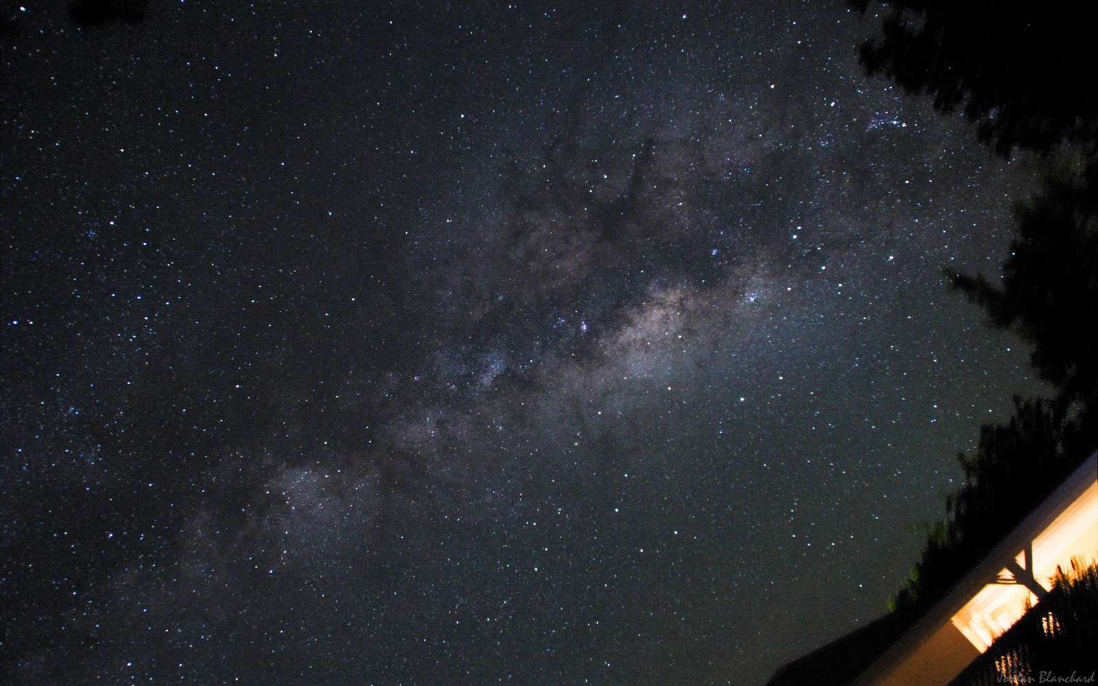 Astrophotographie La Voie Lactée Vue Des Antilles