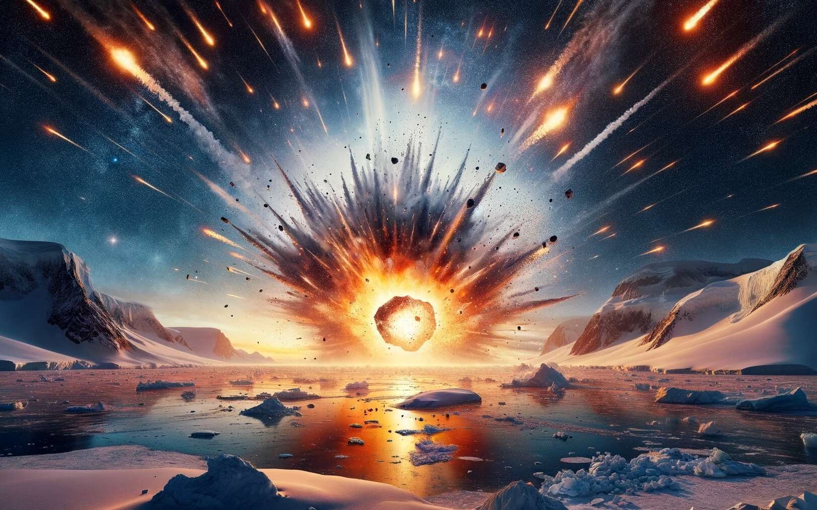 Un astéroïde a explosé au-dessus de l'Antarctique il y a 2,5 millions d'années