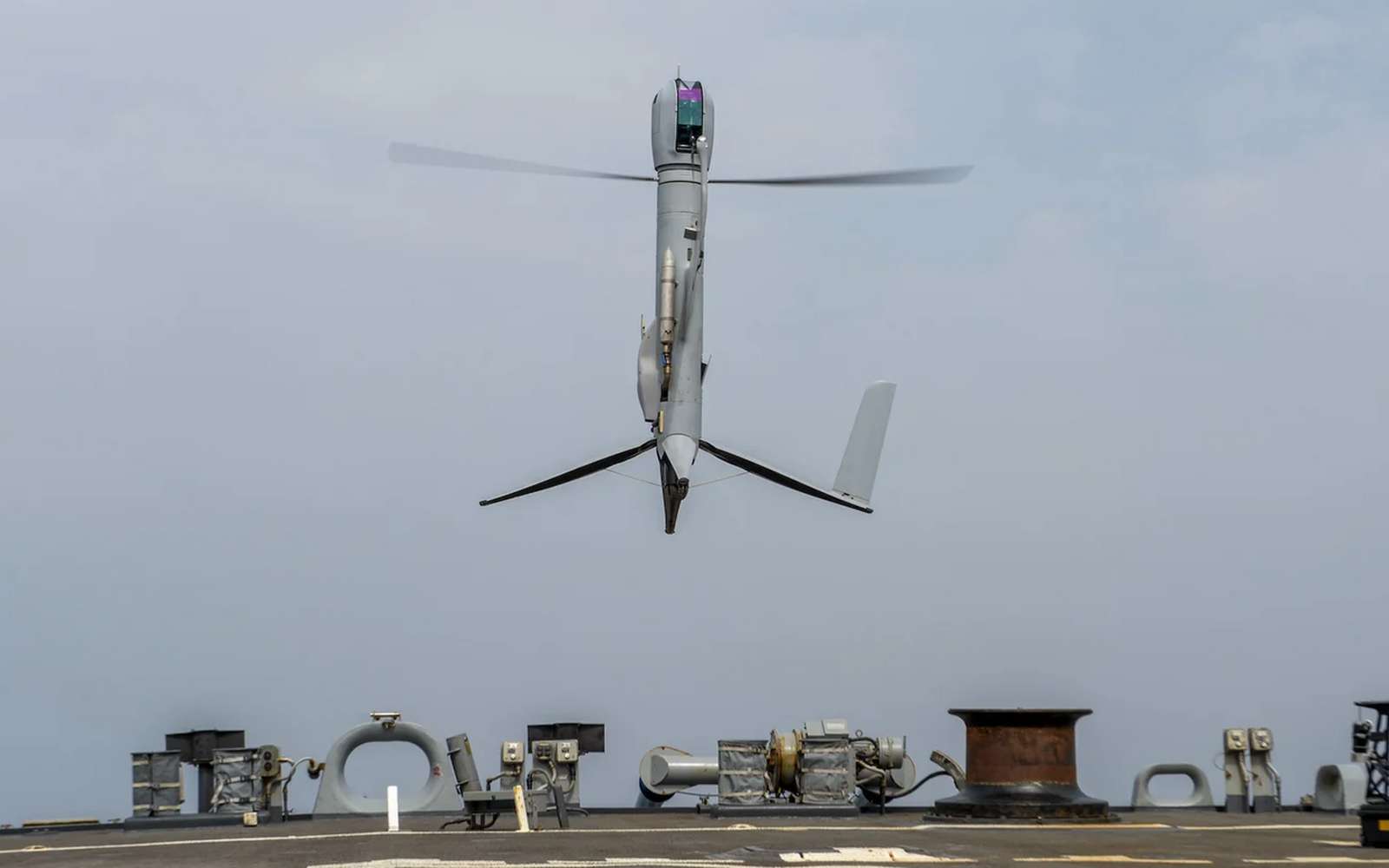 La marine américaine teste un étrange drone à décollage vertical