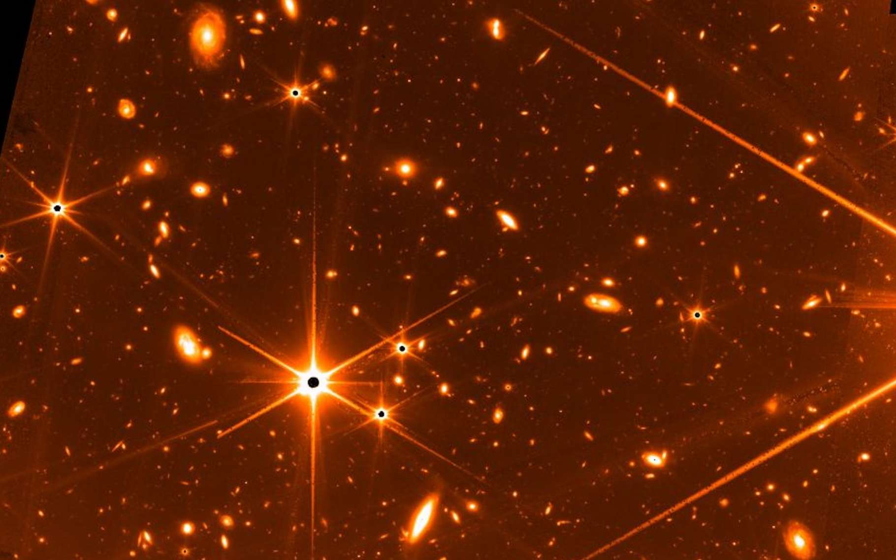 Les équipes de la Nasa ont dévoilé une nouvelle image renvoyée par le télescope spatial James Webb (JWST). Ou plus exactement par son capteur de pointage. Époustouflant en attendant le « révolutionnaire » annoncé pour le 12 juillet prochain. ! © NASA, CSA and FGS team