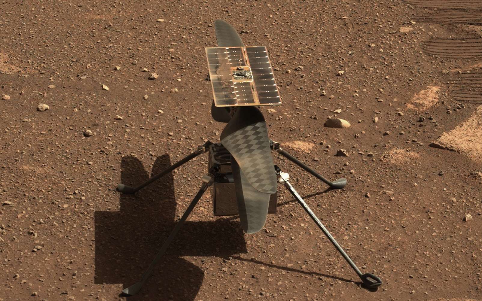 Ingenuity vient probablement d'effectuer son premier vol dans le ciel de Mars. Premiers retours de la Nasa ce midi