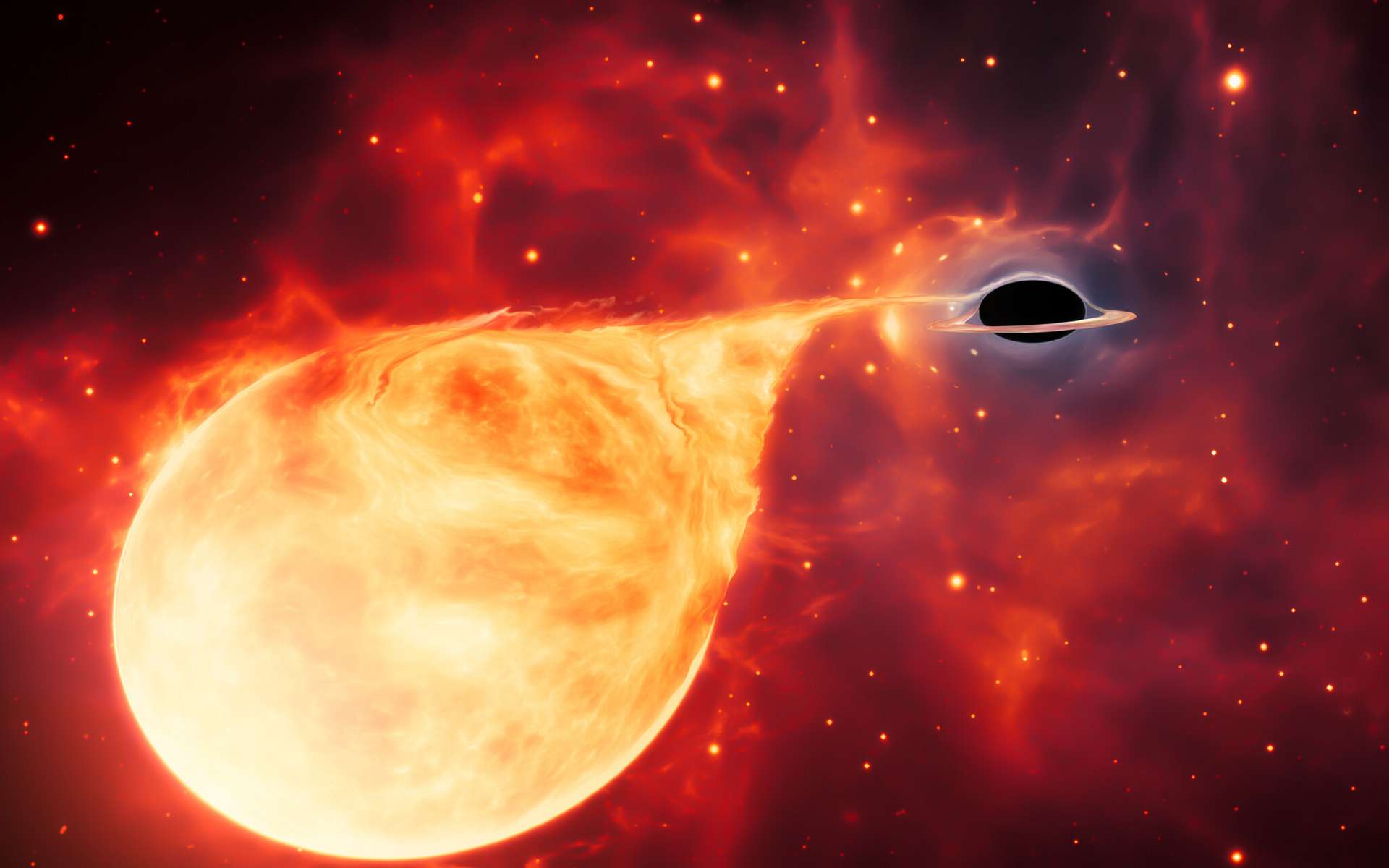 L'existence des trous noirs intermédiaires renforcée par Hubble