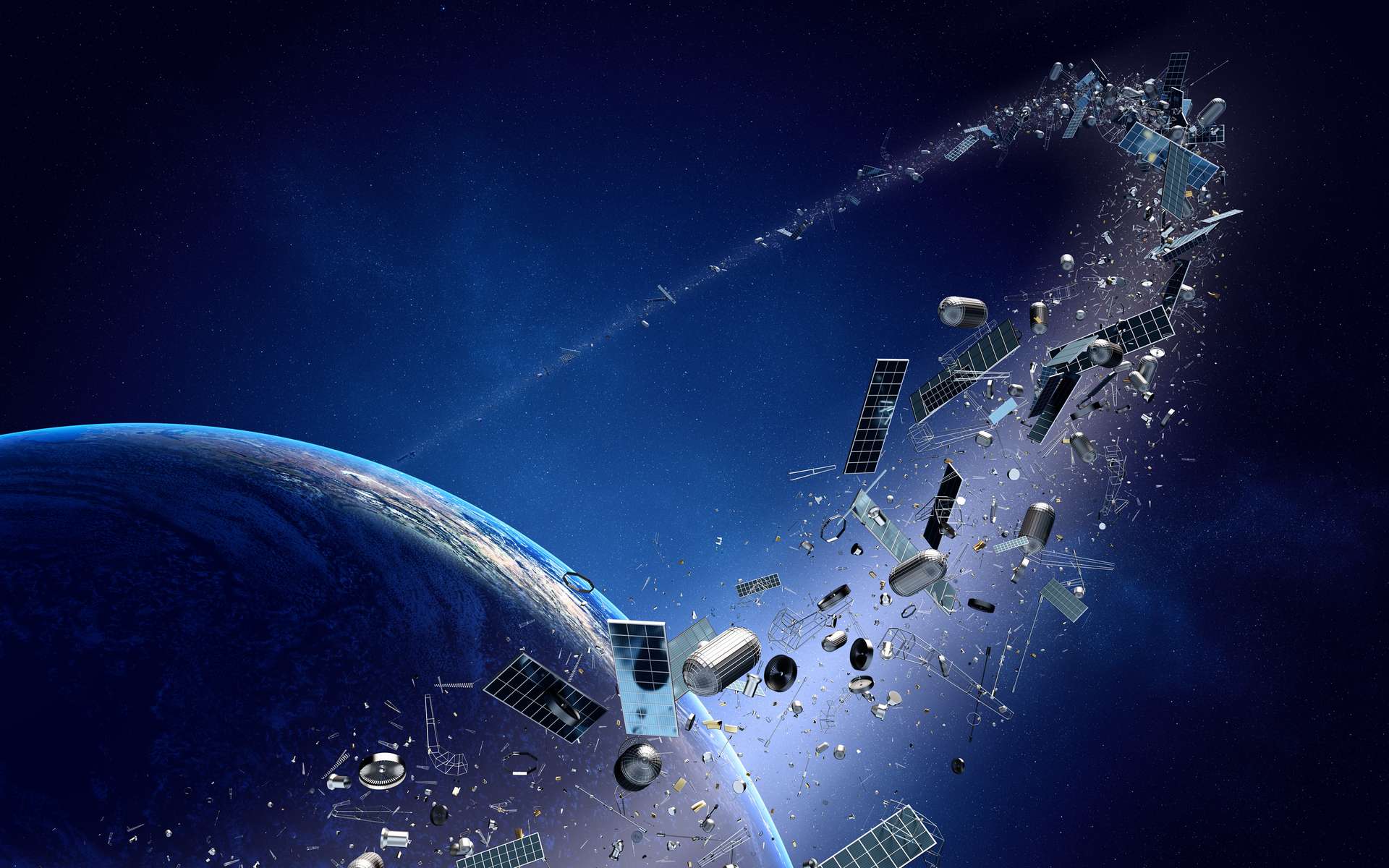 Combien y a-t-il de débris spatiaux autour de la Terre