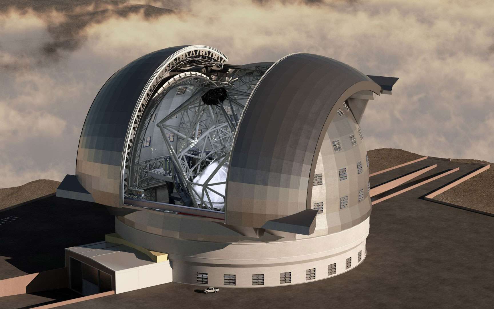 Photos EELT suivez la construction d'un des plus grands télescopes