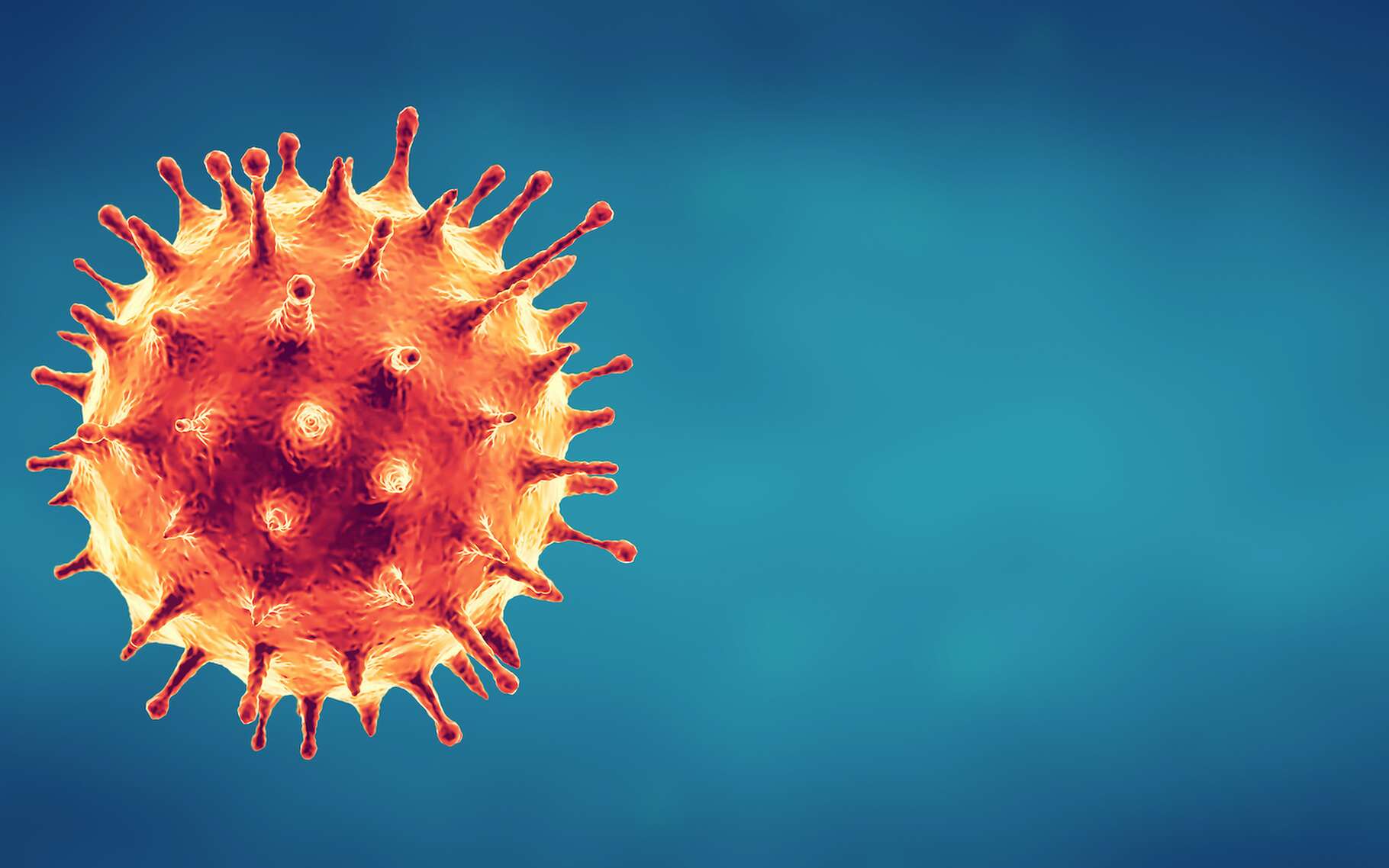 Le coronavirus SARS-CoV-2 responsable de la pandémie de Covid-19, on peut le retrouver dans les eaux usées. Ou en tout cas, des traces de son génome. © Feydzhet Shabanov, Adobe Stock