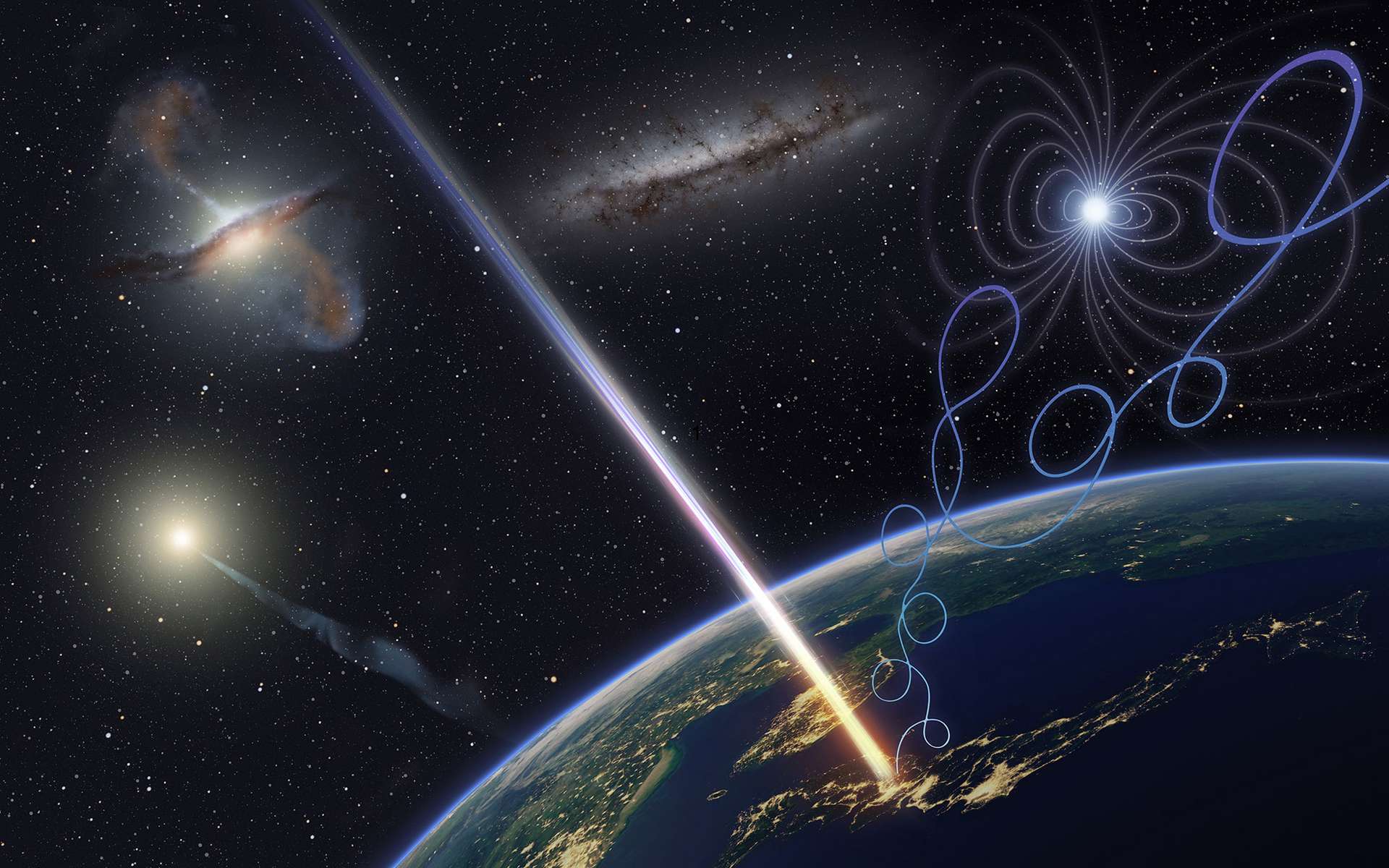 La Terre a été frappée par des particules cosmiques d'origine inconnue des dizaines de millions de fois plus énergétiques qu'au LHC