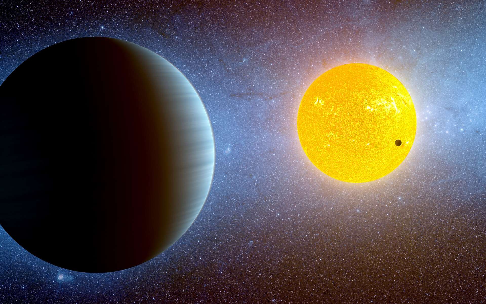 Une exoplanète de la taille de la Terre aurait un océan de magma pour hémisphère