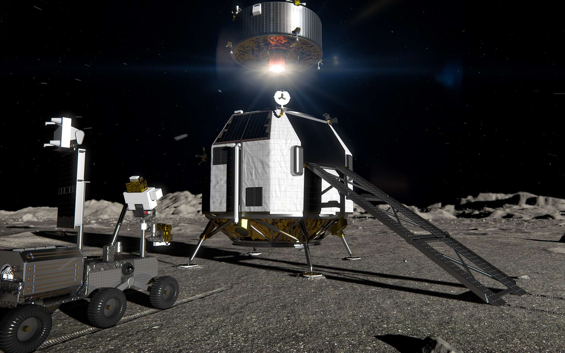 Un concept inédit de l'ESA pour l'exploration robotique de la Lune