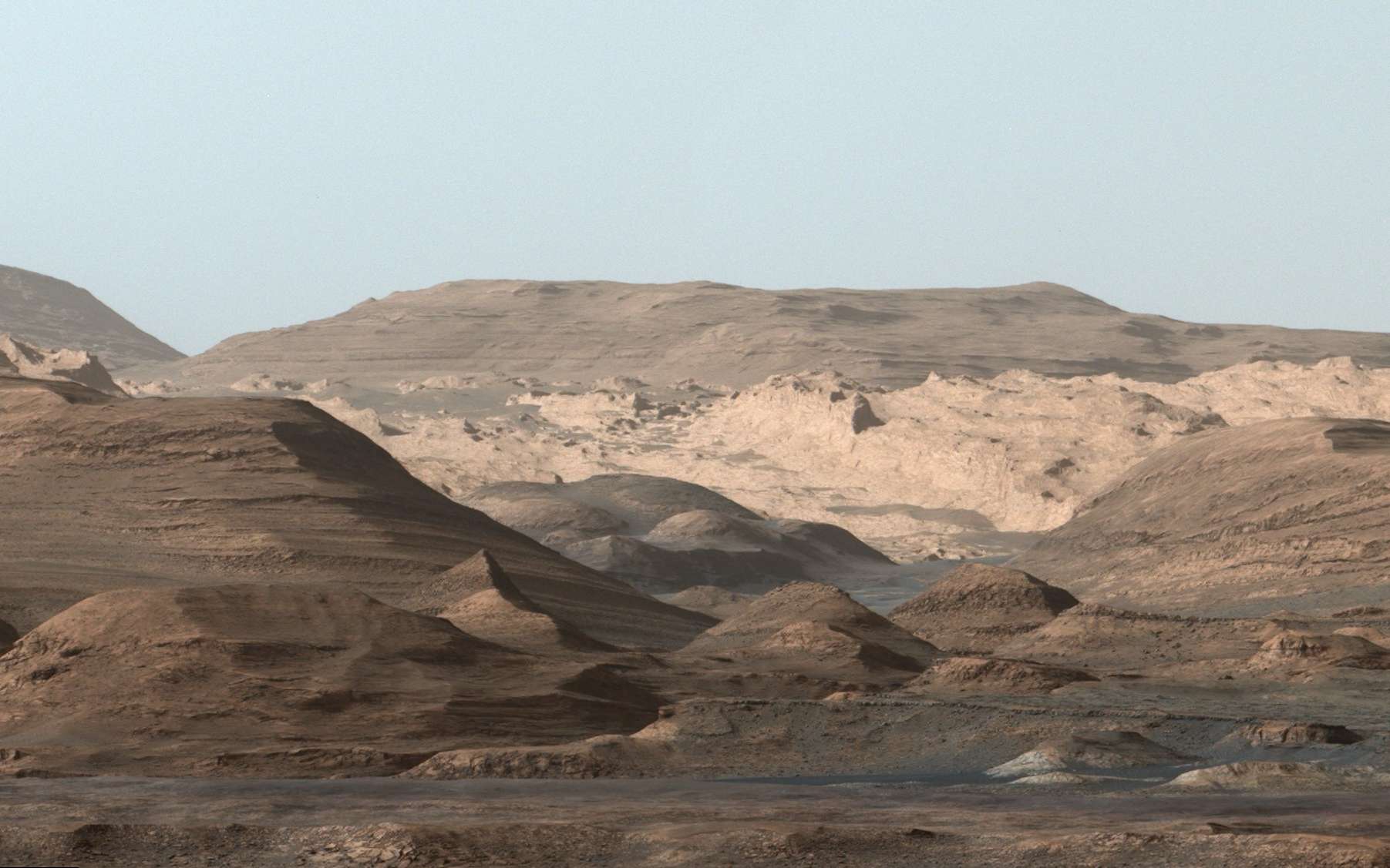 Mars : des marques d'un important changement climatique observées par Curiosity