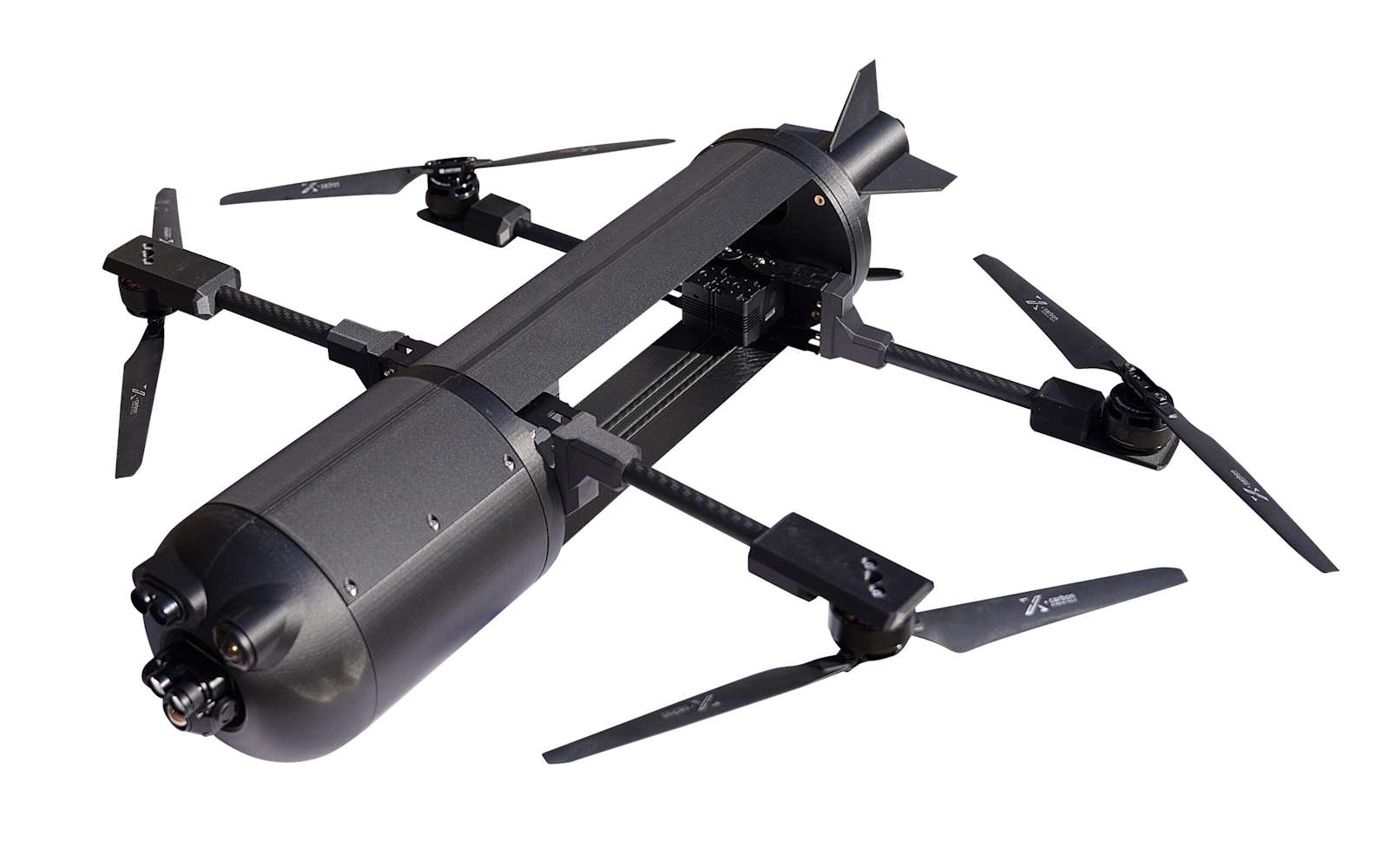 Ce drone quadrirotor peut être lancé à partir d'un lance-roquette !