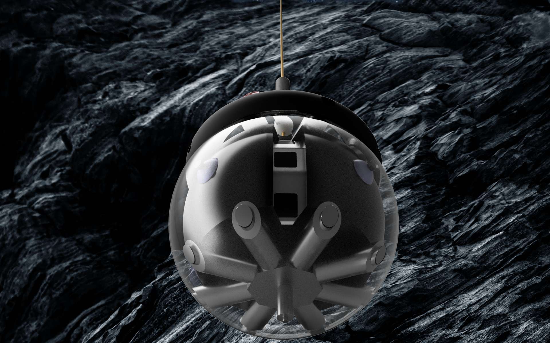 L'explorateur souterrain de la Lune, Daedalus, pourrait nous en apprendre plus sur les tunnels qui creusent la croûte de notre satellite naturel. © ESA