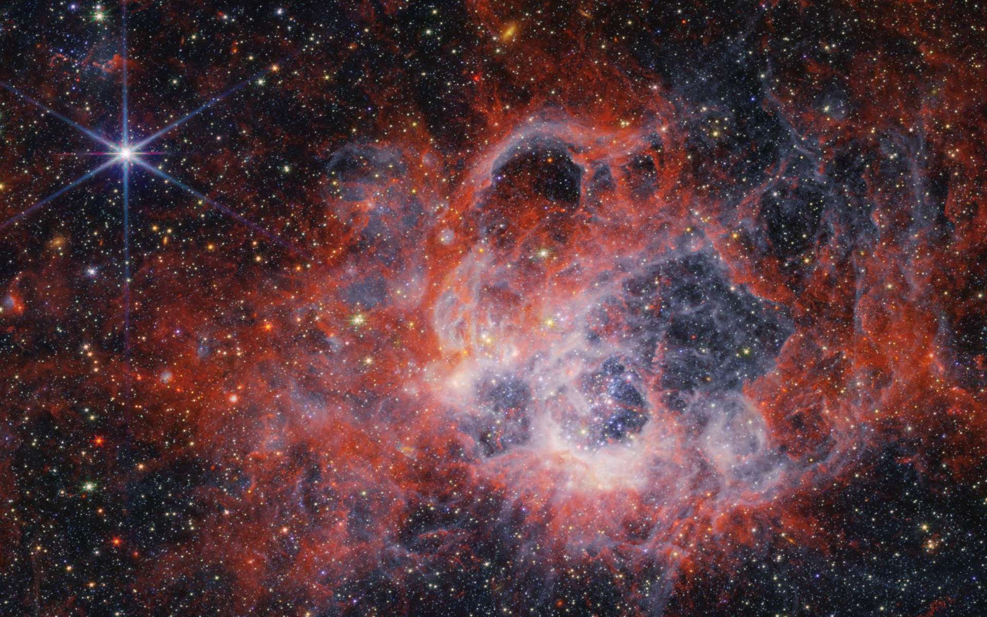 Le James-Webb révèle de somptueuses images de la nébuleuse du Triangle, une nurserie stellaire