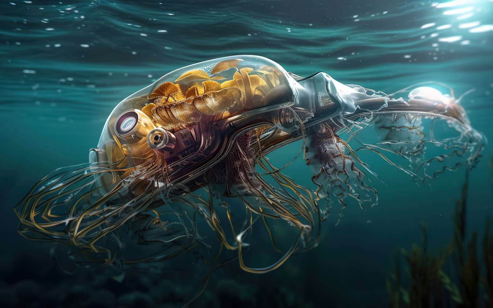 Un robot-méduse efficace pour faire le ménage dans l'océan en toute discrétion