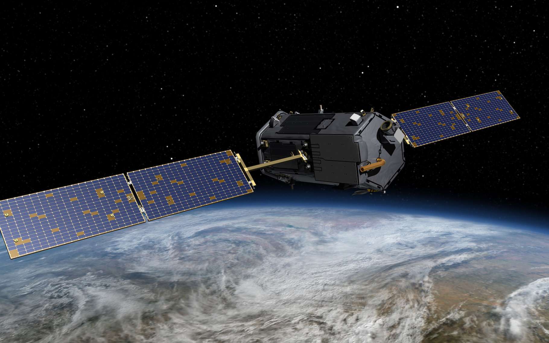 Le CO2 dans l'atmosphère terrestre entre 2020 et 2021 observé par un satellite de la Nasa