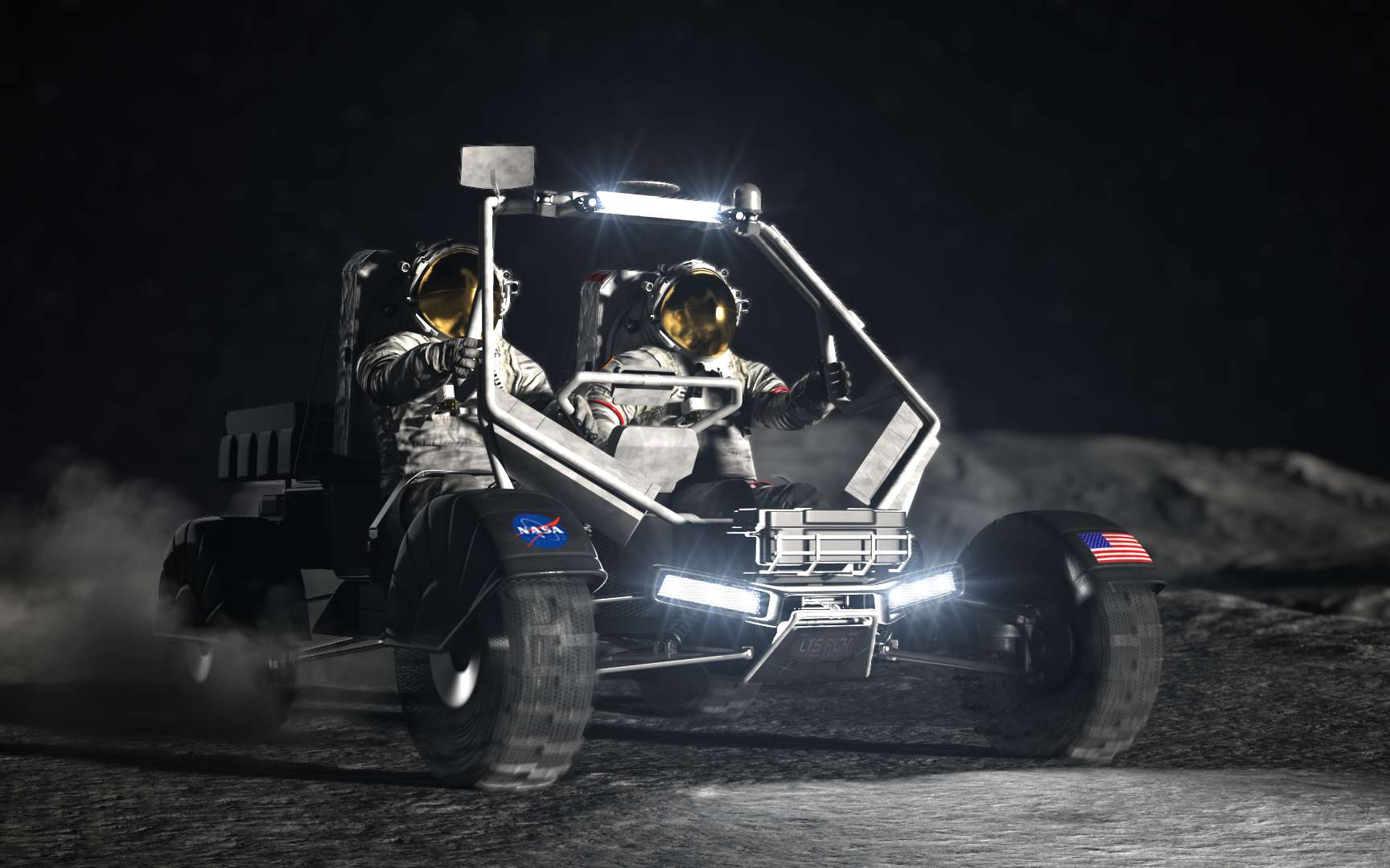 Des roues révolutionnaires à la remorque lunaire : les nouveaux rovers pour la Lune se dévoilent