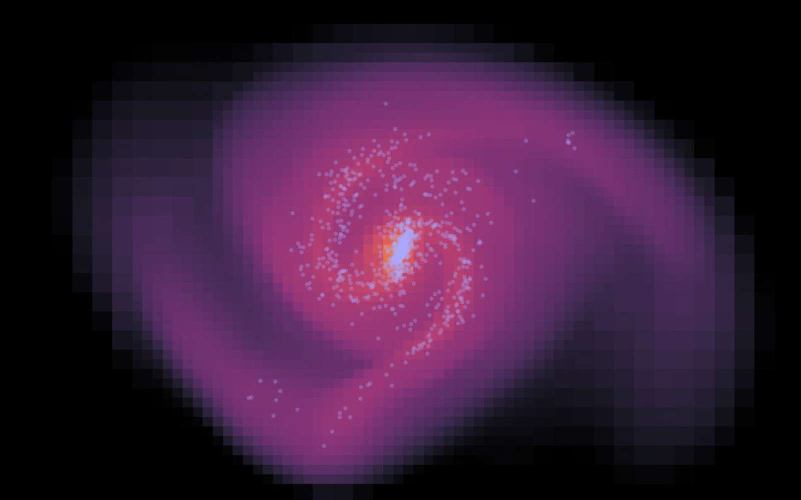 Matière noire : pour la première fois on forme des galaxies, sans elle et avec Mond