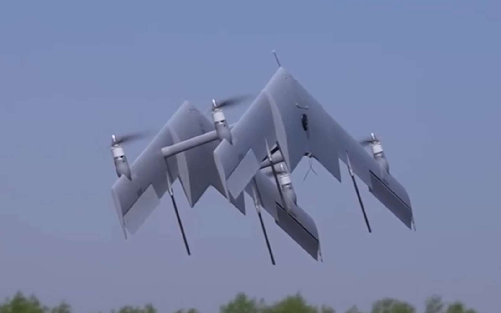 Un drone chinois avec deux ailes qui peut voler dans des conditions extrêmes