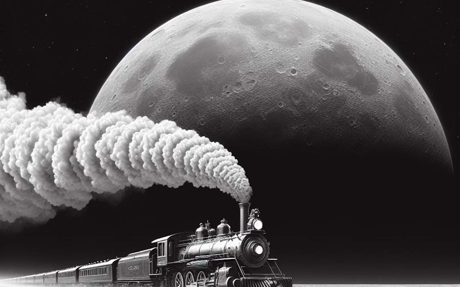 La Darpa planifie de relier les bases lunaires avec des trains