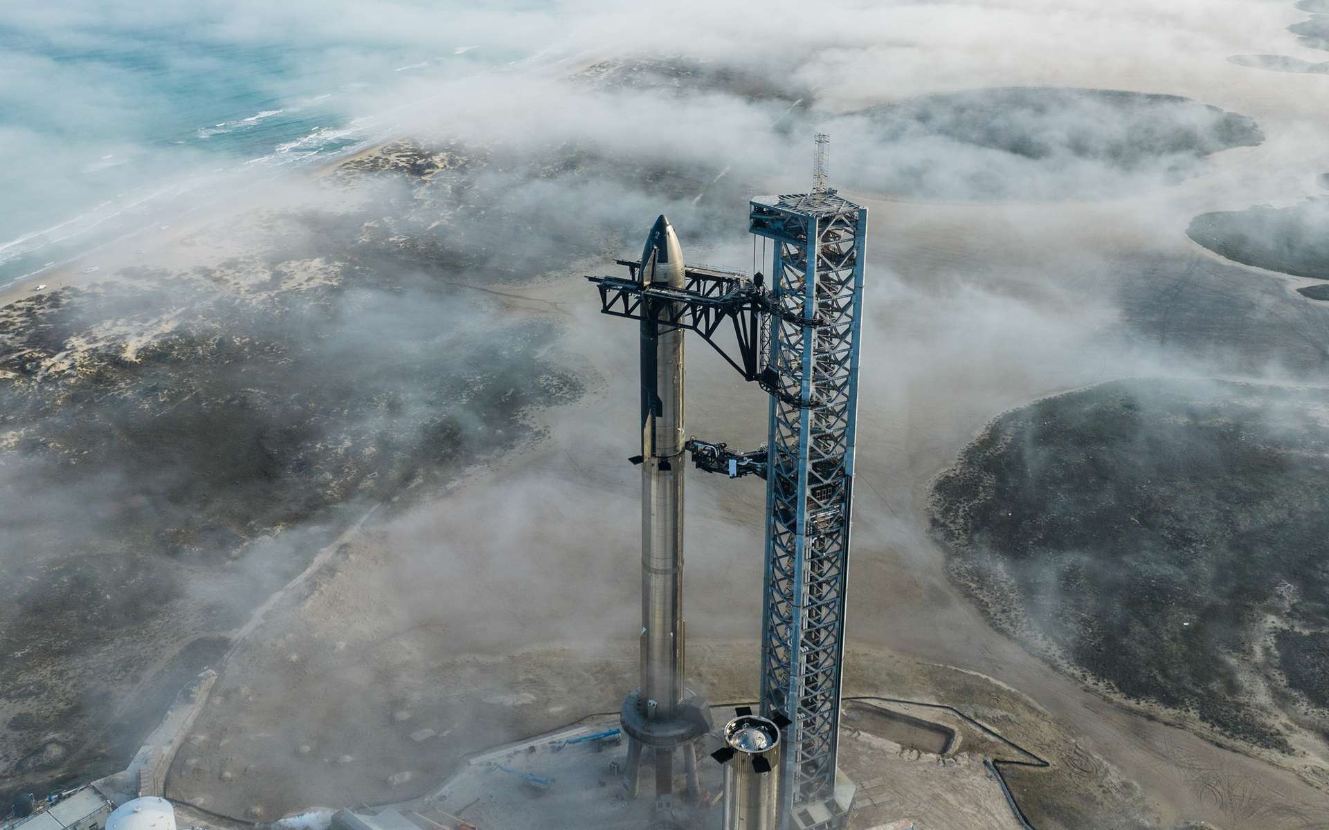 Space X : le lanceur géant Starship se prépare pour son vol d'essai