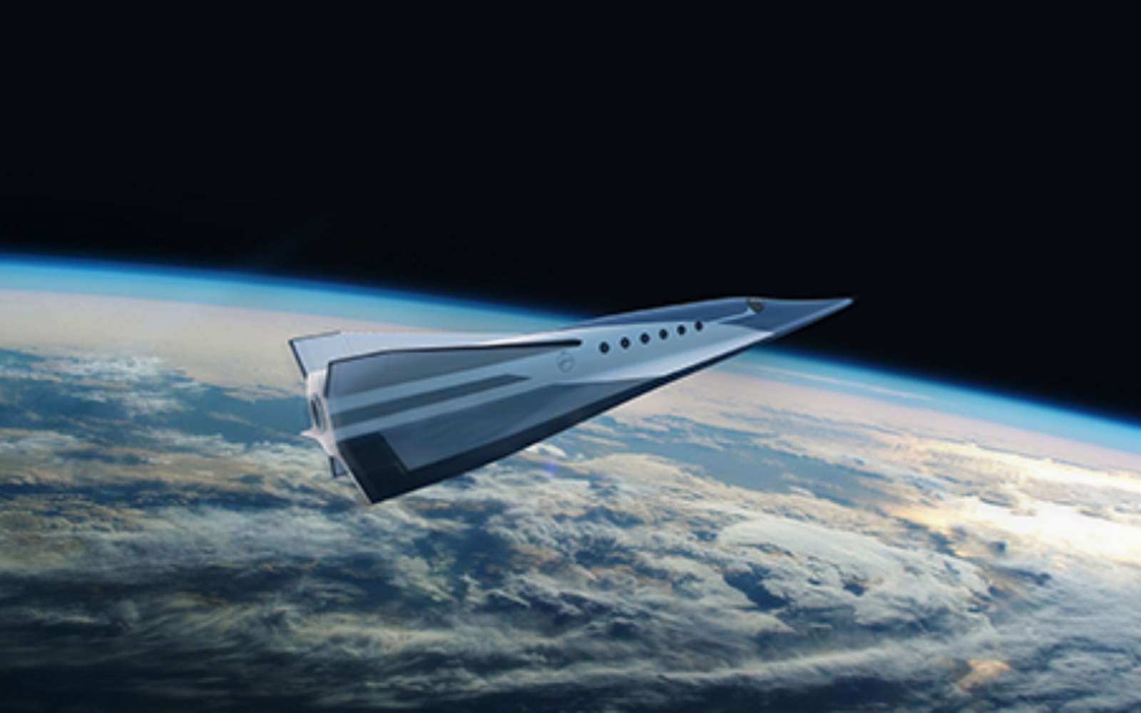 La Chine compte créer un avion hypersonique capable d’évoluer à 10.000 km/h. © Capture Space transportation