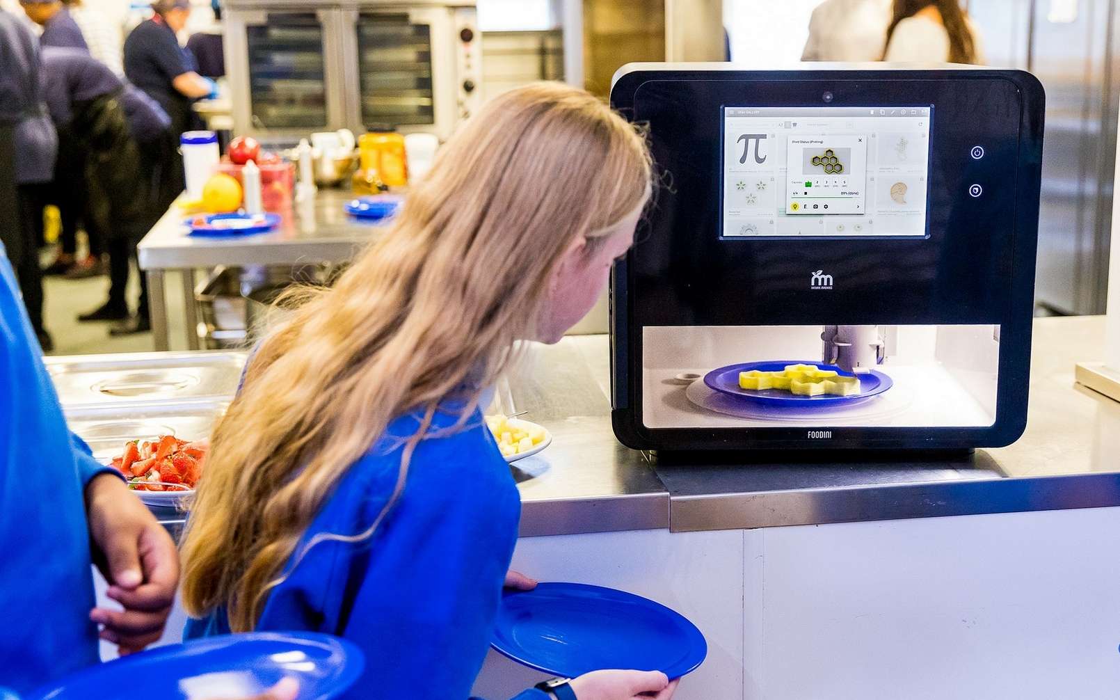 L’imprimante 3D alimentaire de la cantine de l’école primaire St Helen à Londres.© The Big Bang Fair
