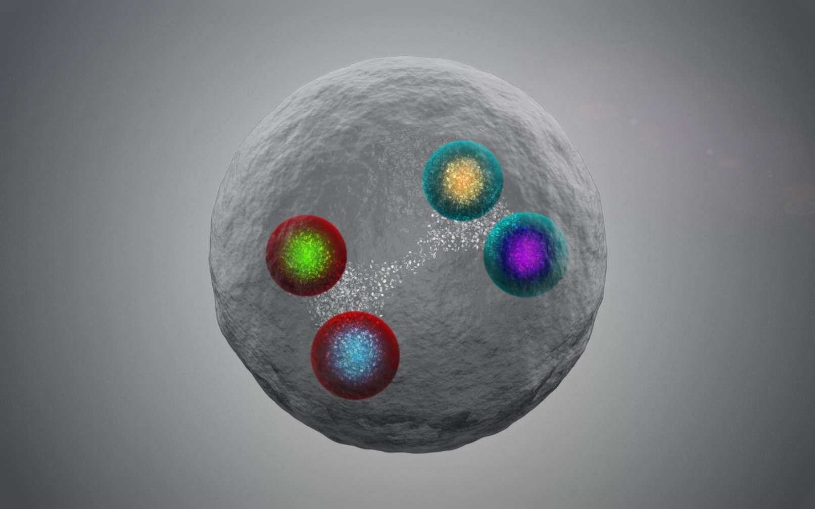 Le LHC a découvert une nouvelle particule exotique, un tétraquark charmé